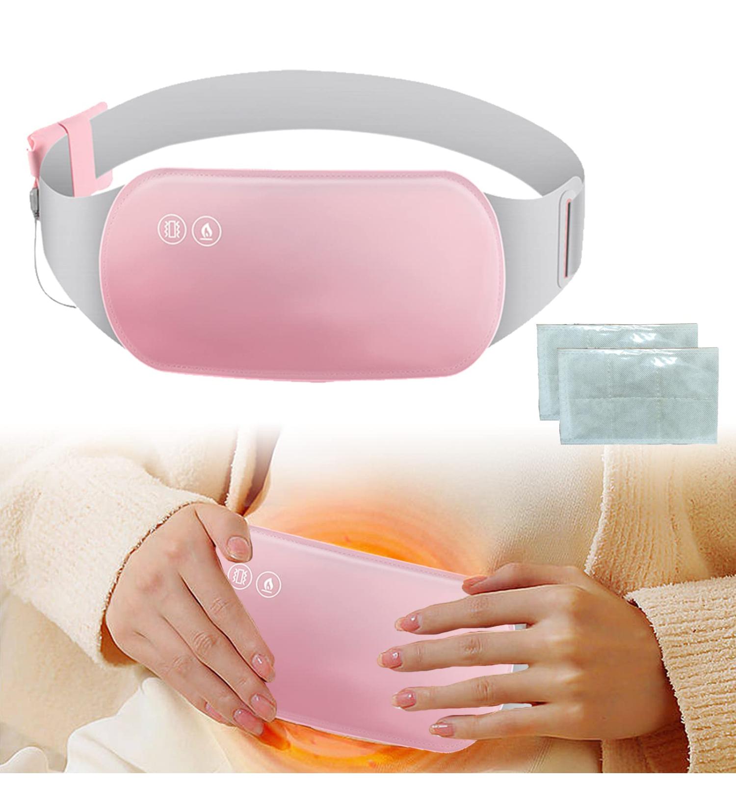Portable Menstrual Heating Cushion & Belt - USB Electric Heating Pad with 3 Temperature Levels - One Size Fits All for Period Relief - Buy Online on GoSupps.com