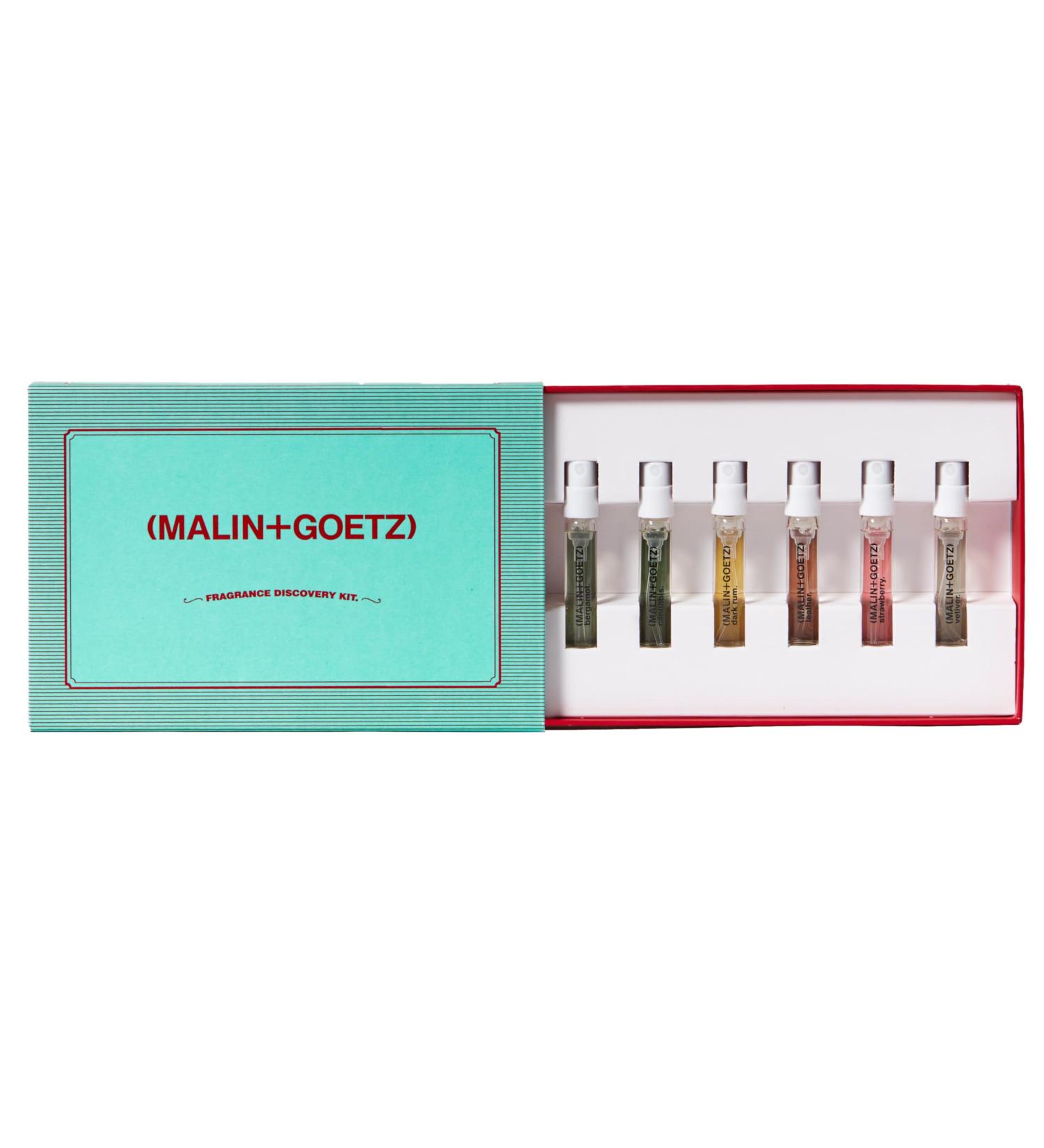Malin + Goetz Fragrance Discovery Kit Holiday Edition Multi-Fragrance Perfume Gift Set Holiday Stocking Stuffer Fragrances for Men & Women Perfume Sample Set for Christmas Birthday Gift Baskets - Buy Online on GoSupps.com