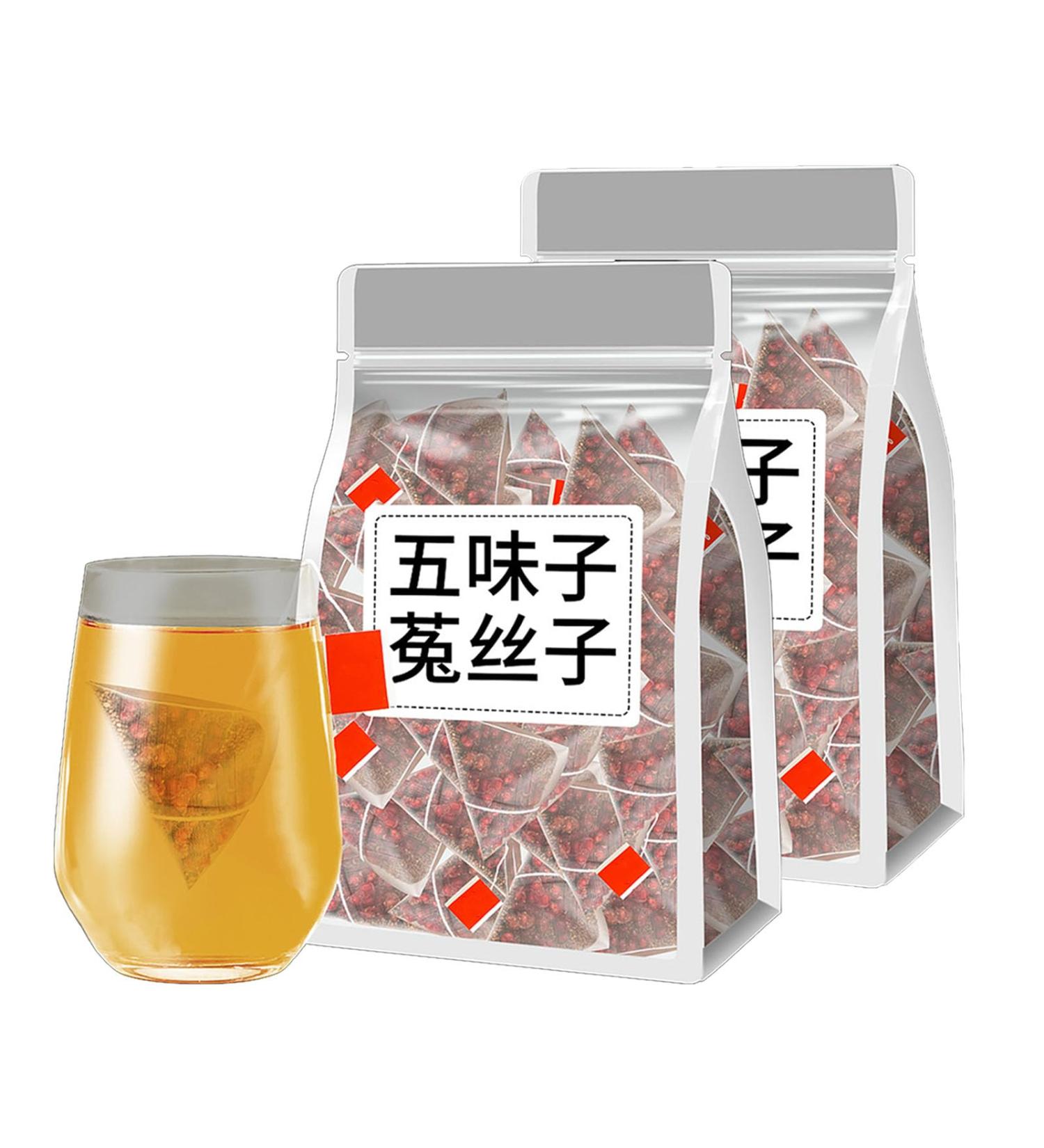 Five Flavors Goji Berry Tea Goji Berry Tea Essential Chinese Herbal Tea for Men Five-Flavor Goji Berries Nourishing Tea Pure Essentials Goji Chinese Herbal Medicine for Men (2pcs) - Buy Online on GoSupps.com