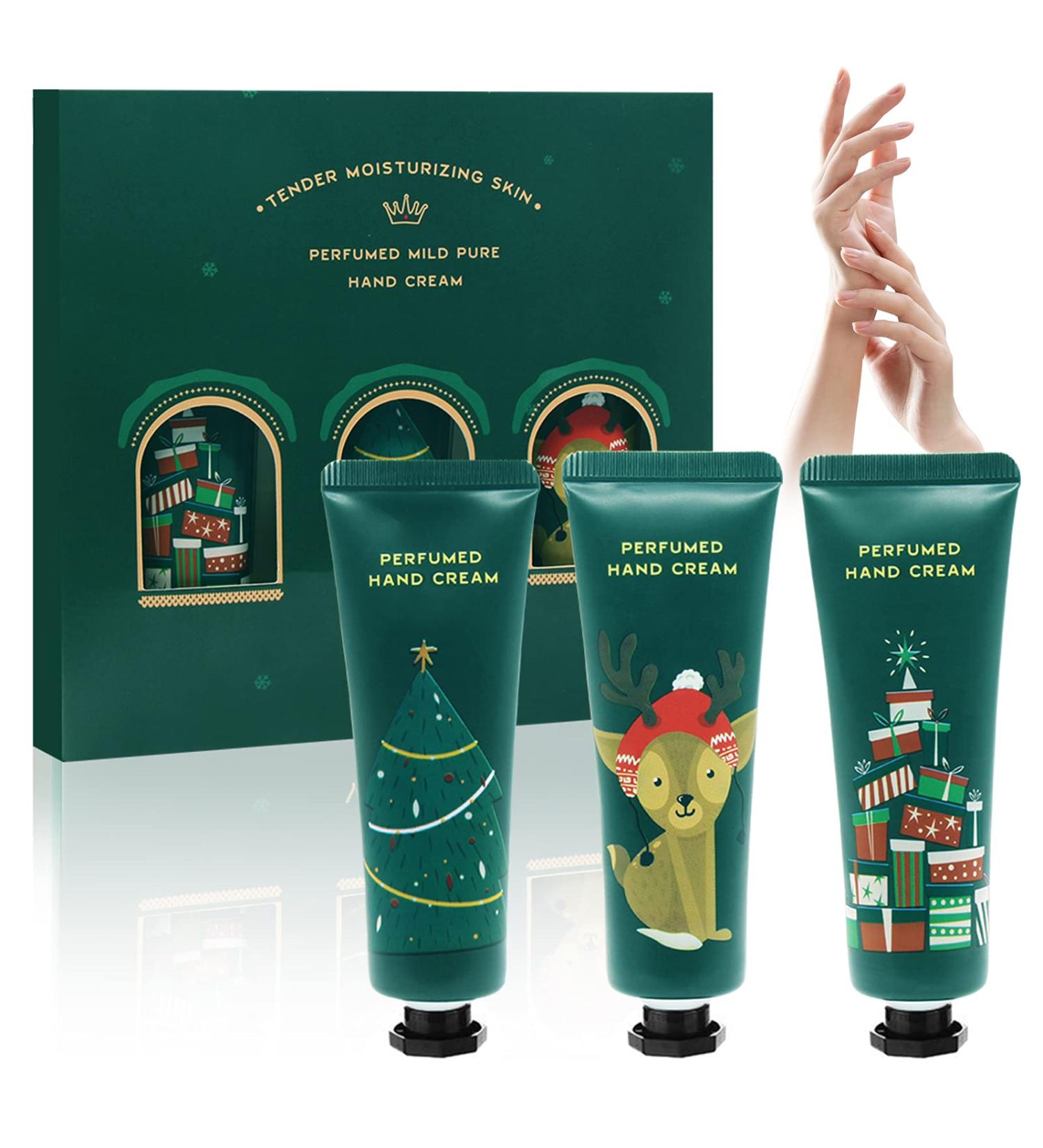 Hand Cream Set - Moisturizing Mini Hand Care Gift Set (3 x 30ML) | Perfect Christmas Gifts for All - Buy Online on GoSupps.com