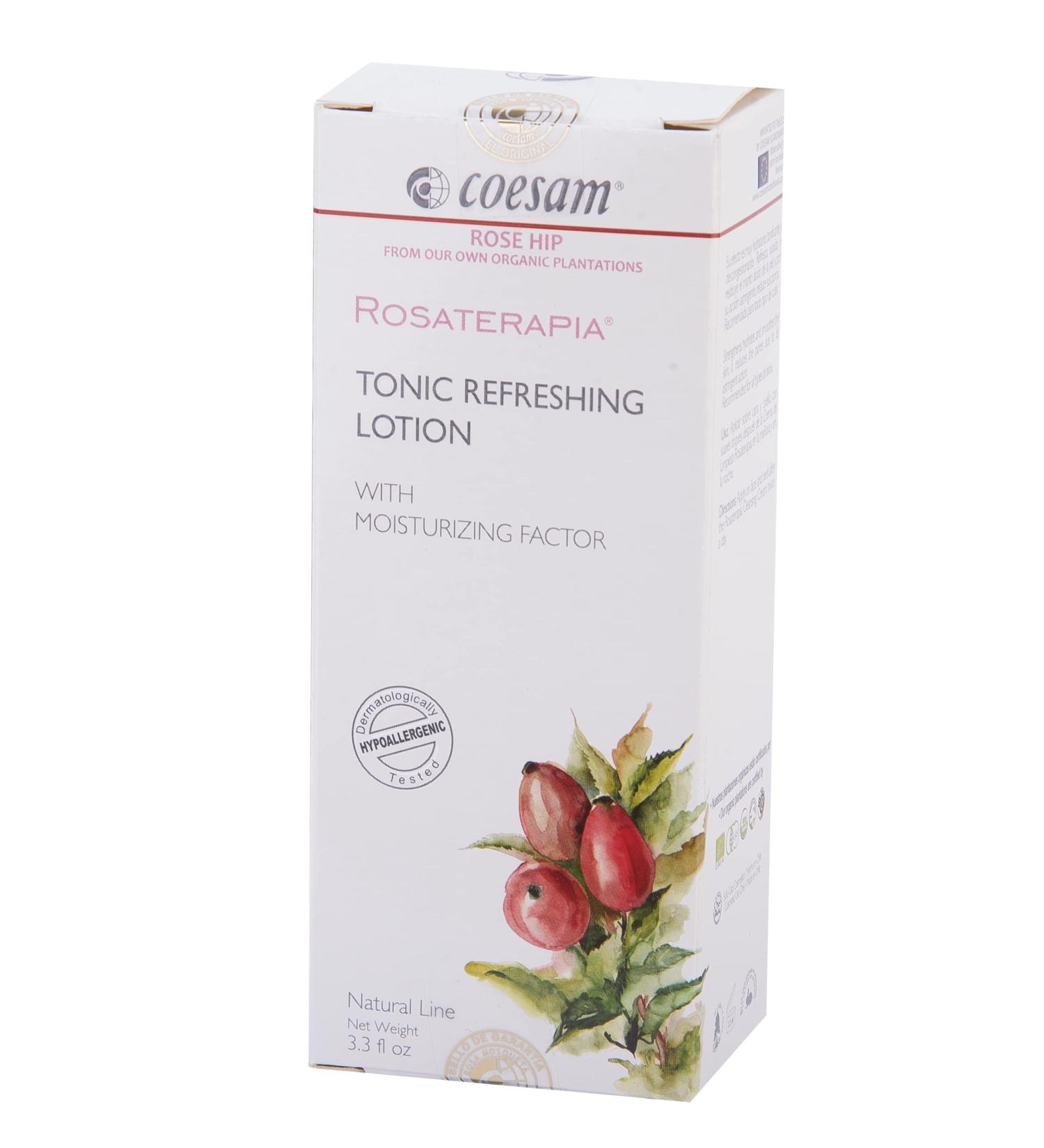 Coesam Chilean Rosehip Tonic Refreshing Lotion Natural Moisturizing Factor & Rose Hip Oil for Glowing Skin - Buy Online on GoSupps.com