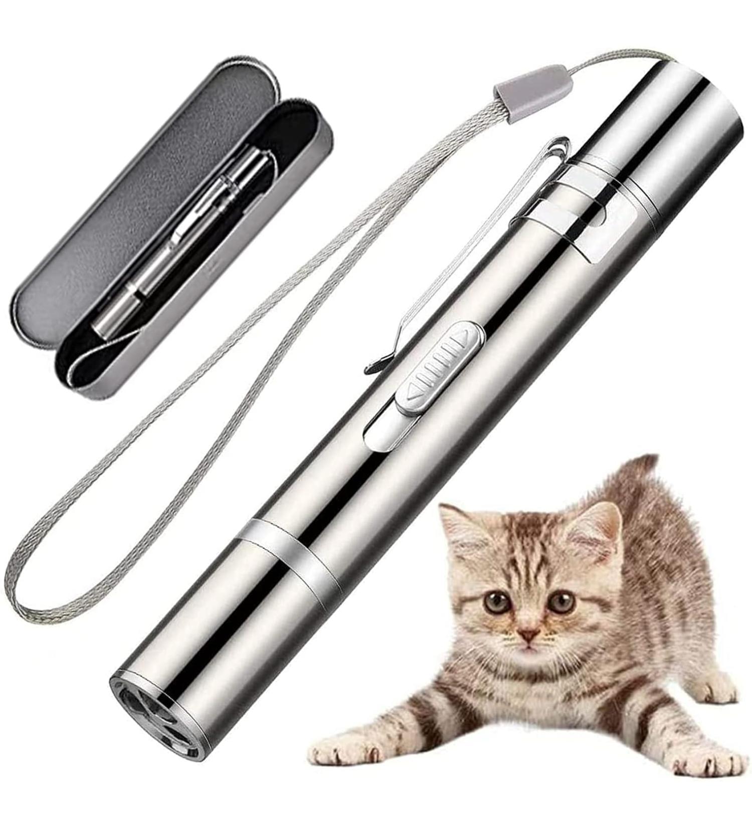 TAIMEI Cat Toys 7 in 1 Function LED Pointer Interactive Cat Toy for Indoor Playing Kitten Toys for Exercising Training Tool for Cat Dog Chaser (9127) - Buy Online on GoSupps.com