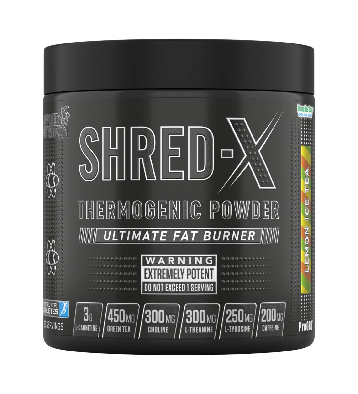 Applied Nutrition Shred X Fat Burner - ABE Lemon Ice Tea 30 Servings for Thermo Weight Management - Buy Online on GoSupps.com