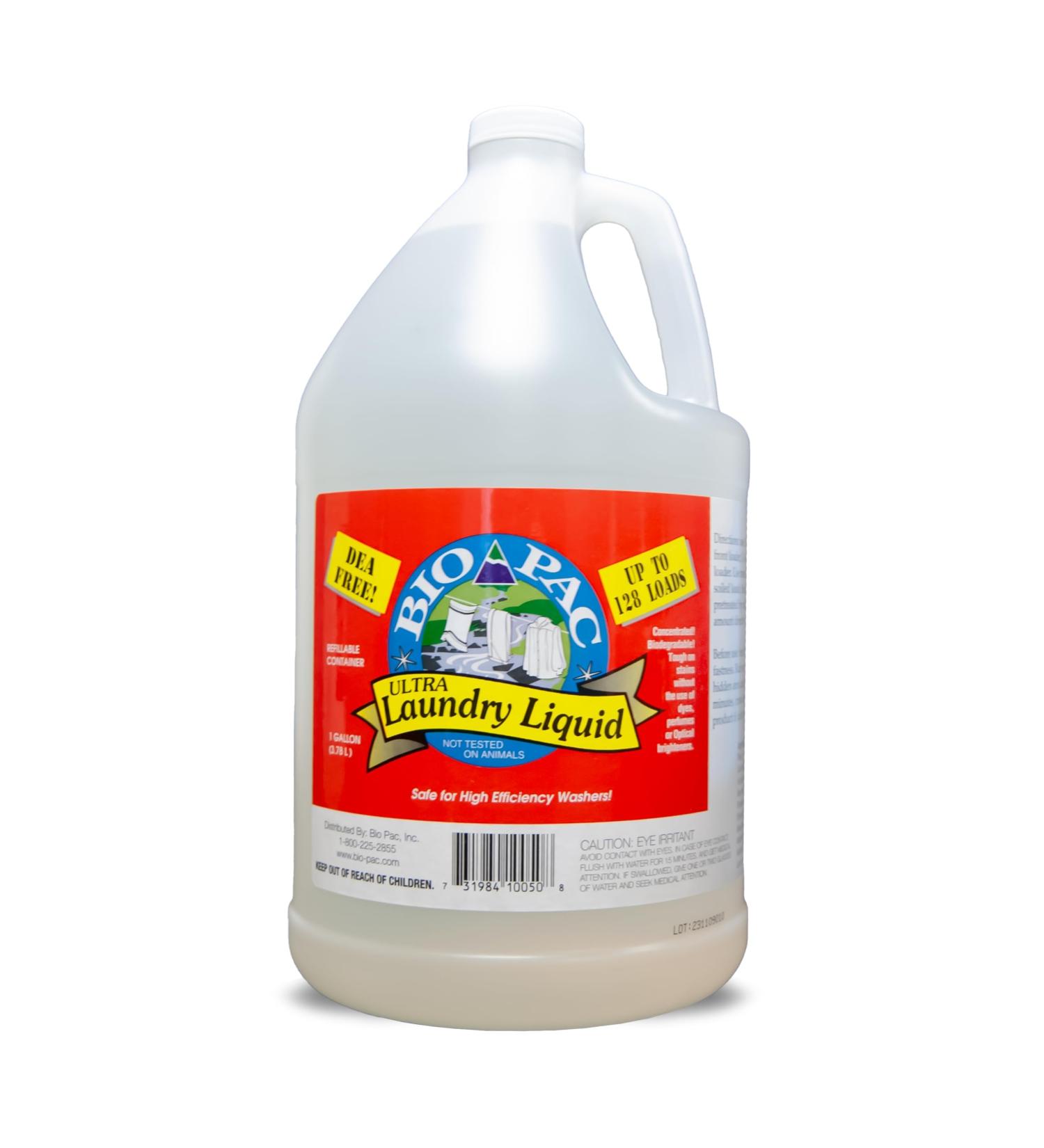 Buy Biodegradable Laundry Detergent - 1 Gallon Bulk Size Cruelty-Free & Chemical-Free Liquid Perfect for Eco-Friendly Cleaning - Buy Online on GoSupps.com