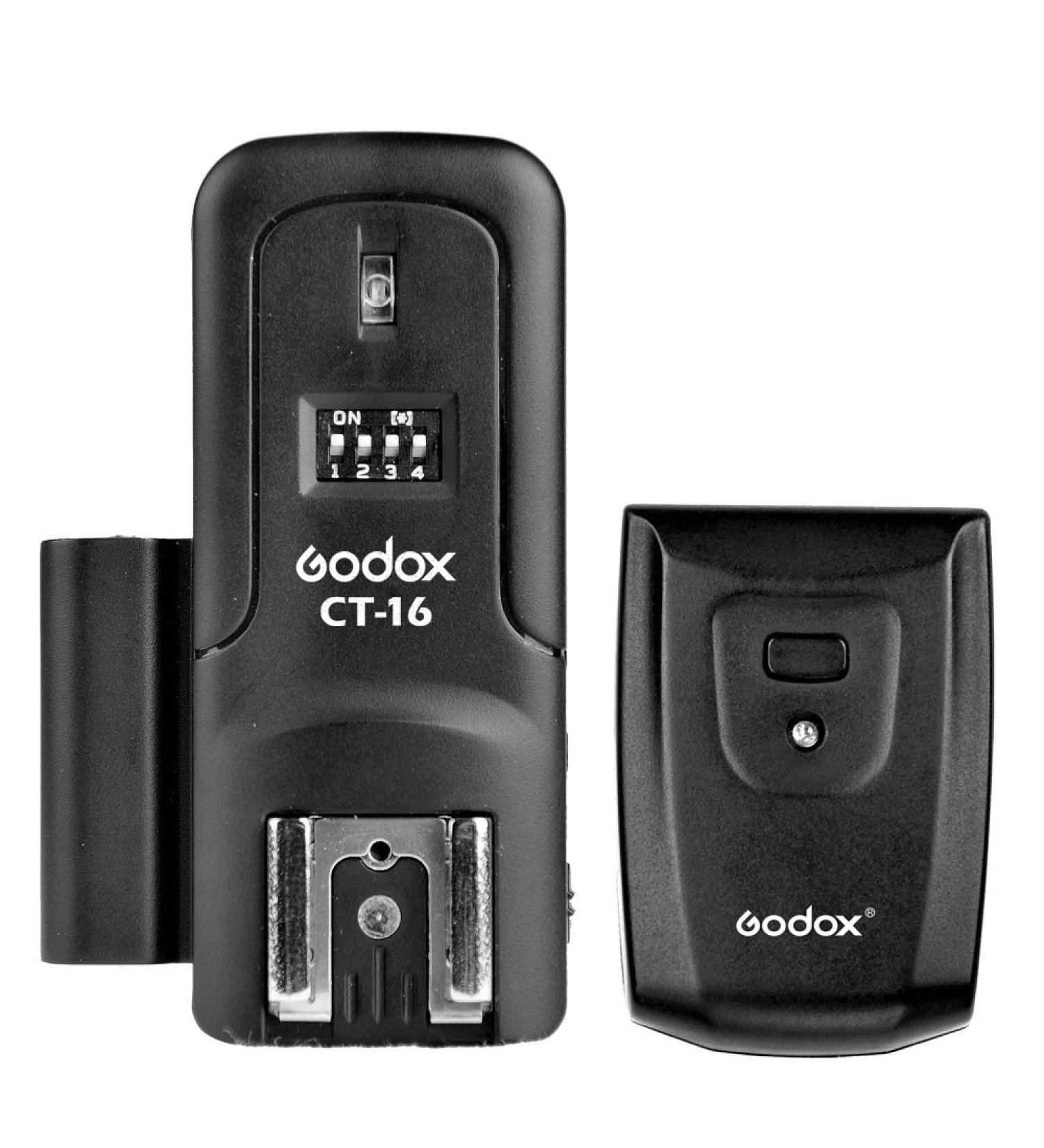 Godox CT-16 Wireless Radio Flash Trigger for Canon Nikon Pentax DSLR Camera Studio Flash - 16 Channels (Transmitter + Receiver) - Buy Online on GoSupps.com
