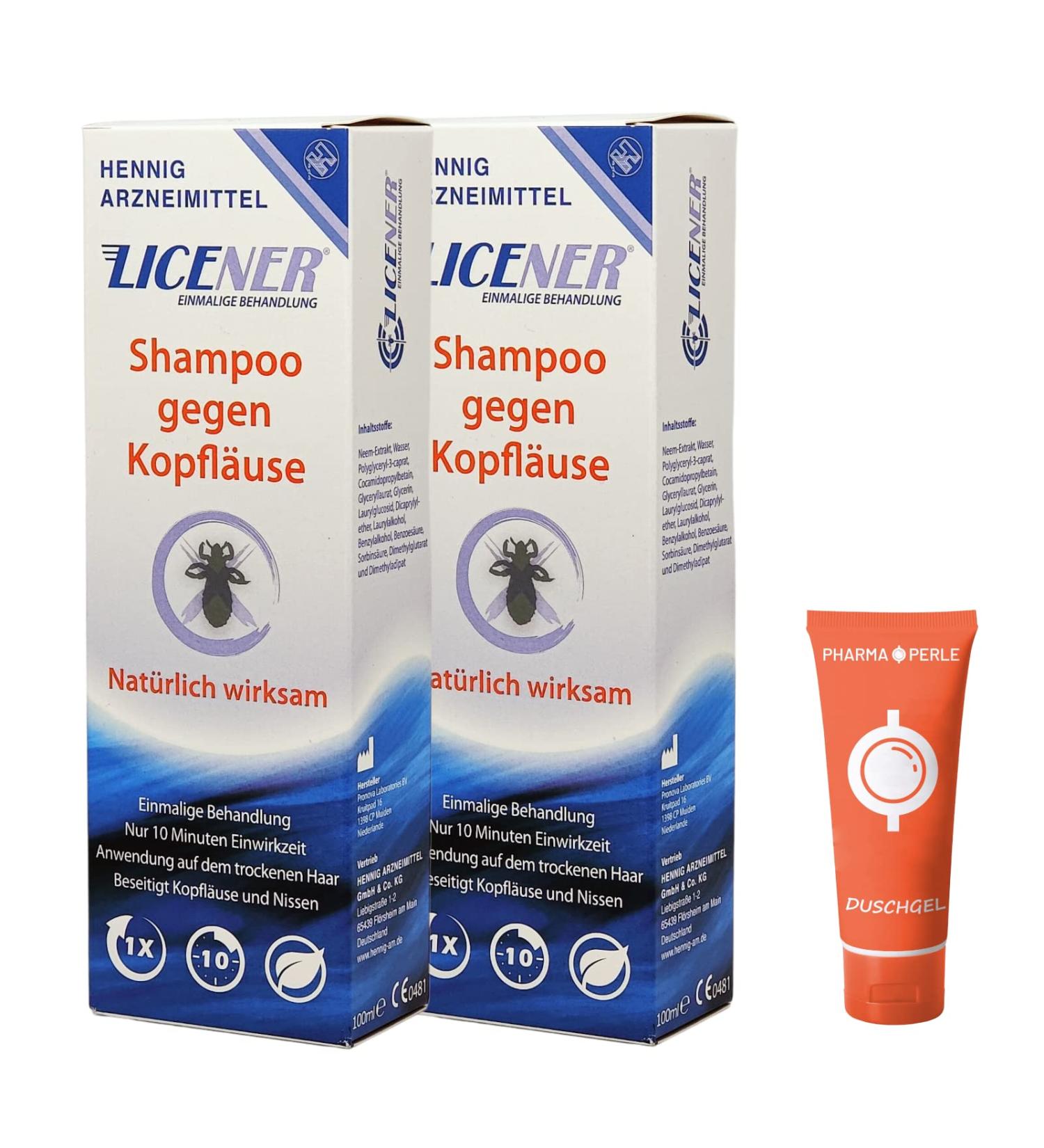 Licener Shampoo for Head Lice - Value Pack 2x100ml + Free PharmaPerle Giveaway | Fast International Shipping - Buy Online on GoSupps.com
