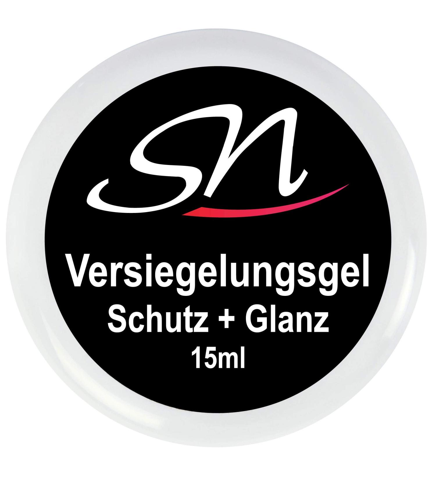 SN Nail Design Sealing Gel for Gel & Acrylic Nails - UV Clear Gel 15ml | Long-lasting Nail Sealer - Buy Online on GoSupps.com