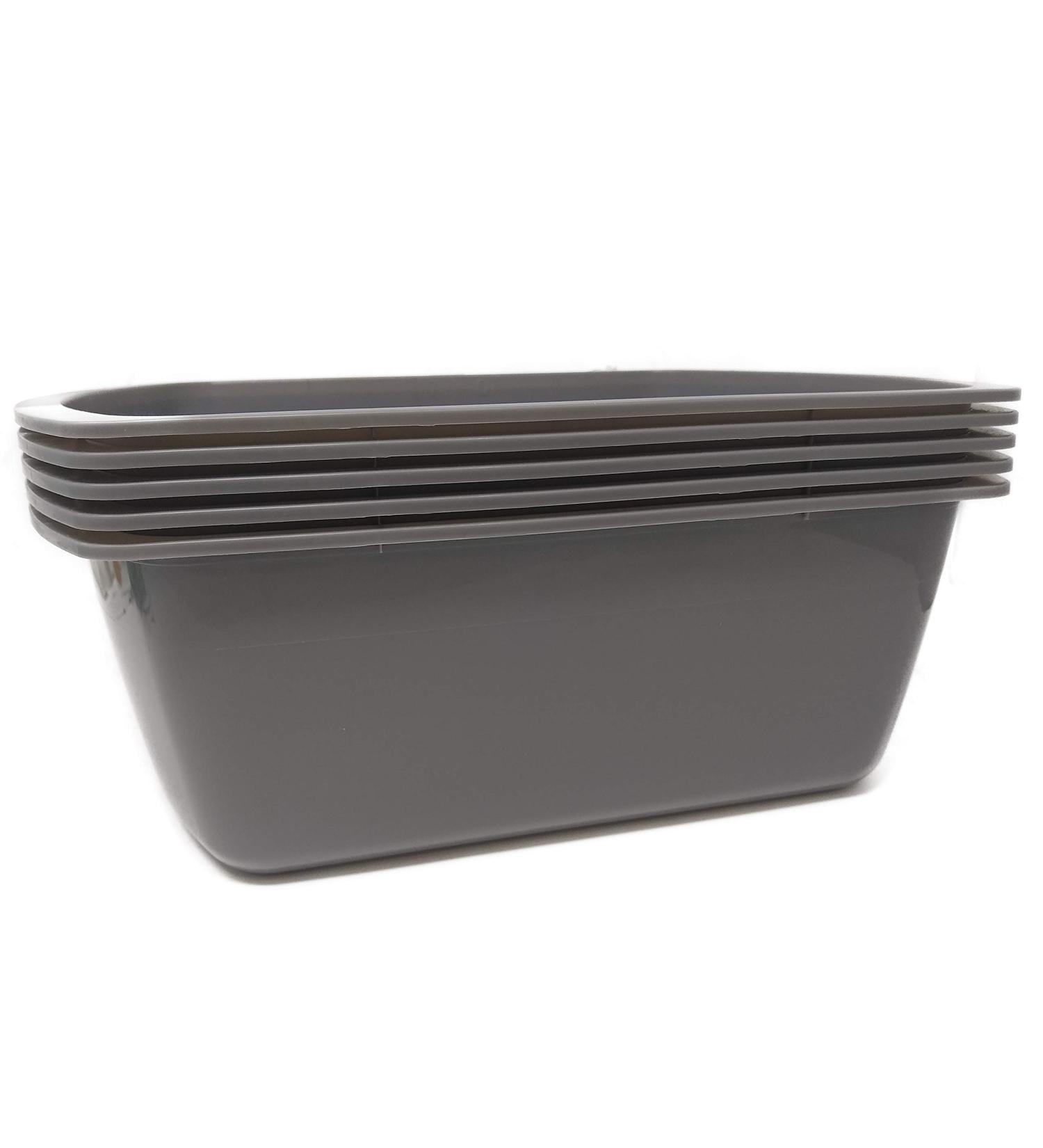 Wash Basins  Rectangular Plastic Hospital Bedside Soaking Tub 5 Pack Small 7 Quart Graduated Bucket - Portable Washbasin for Washing  Cleaning  Foot Bath  Washing Dishes  Face Cleansing Bowl - Buy Online on GoSupps.com