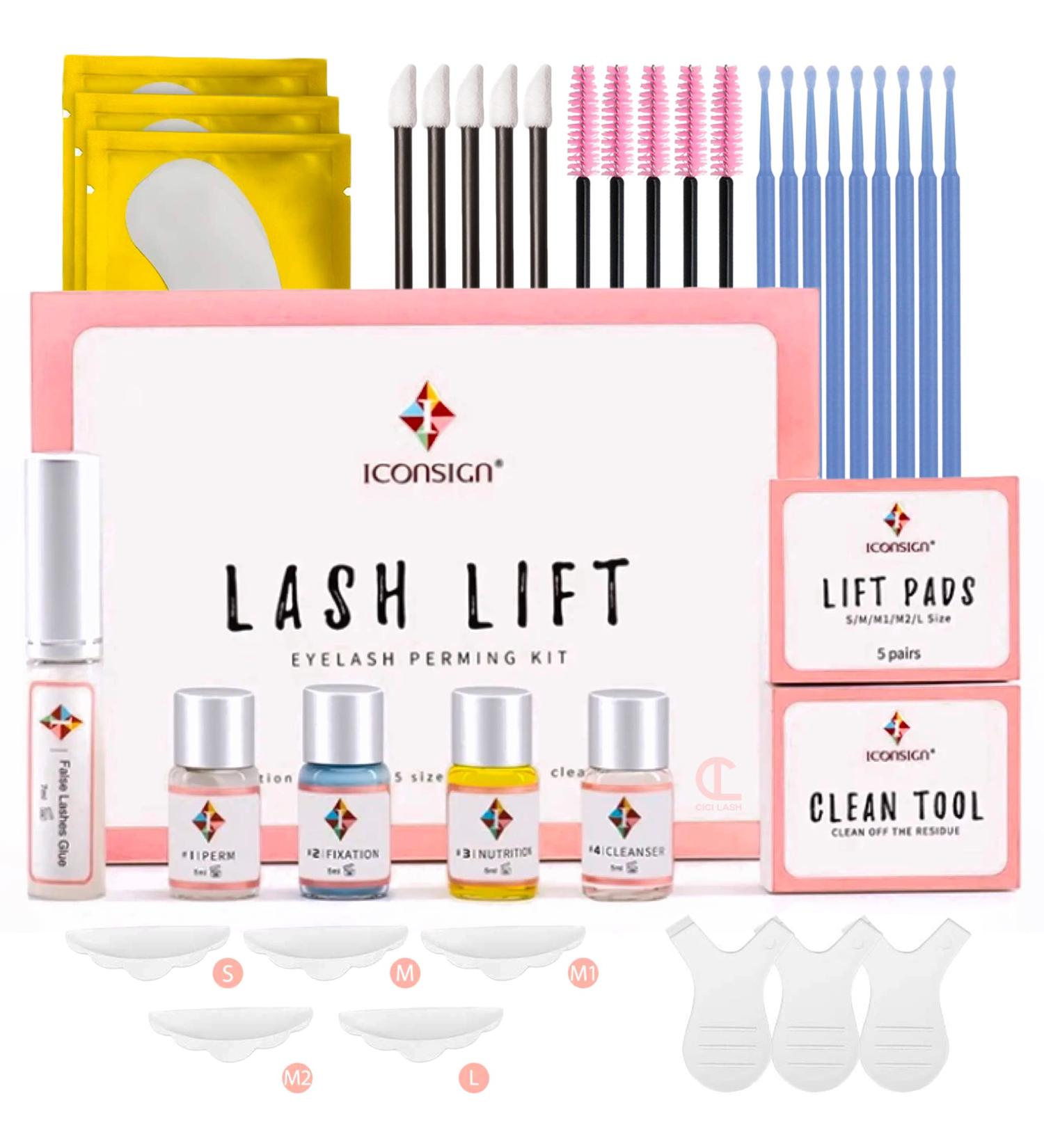 Lash Lift Kit 2022 | Perming, Curling & Lifting Eyelashes | Salon Grade Supplies with Eye Shields & Pads - Buy Online on GoSupps.com