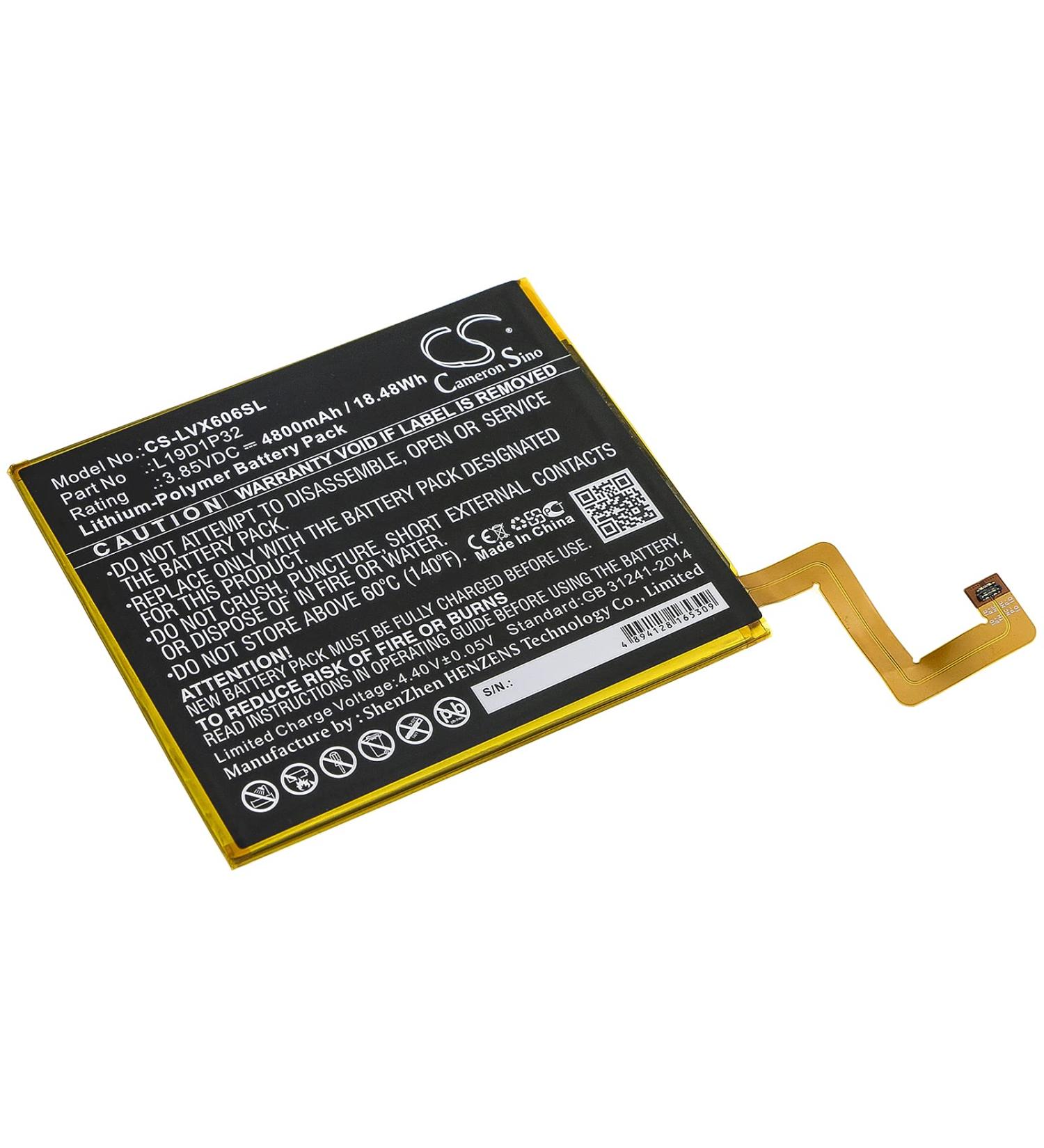 Buy Replacement Battery L19D1P32 for Tab M10 Plus TB-X606F - International Shipping Available - Buy Online on GoSupps.com