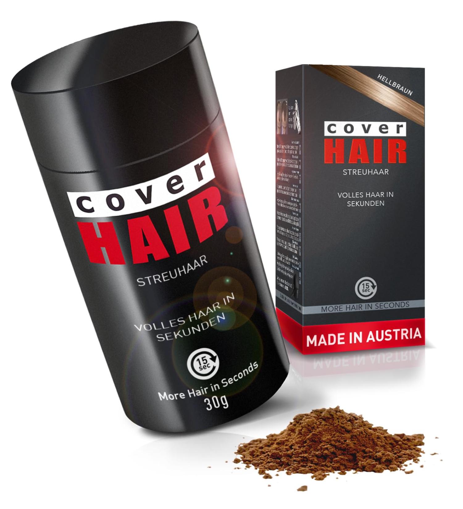 Buy Premium 30G Cover Hair - 100% Natural Light Brown for Men & Women | Stray Hair Sealing & Perfect Look | International Shipping Available - Buy Online on GoSupps.com
