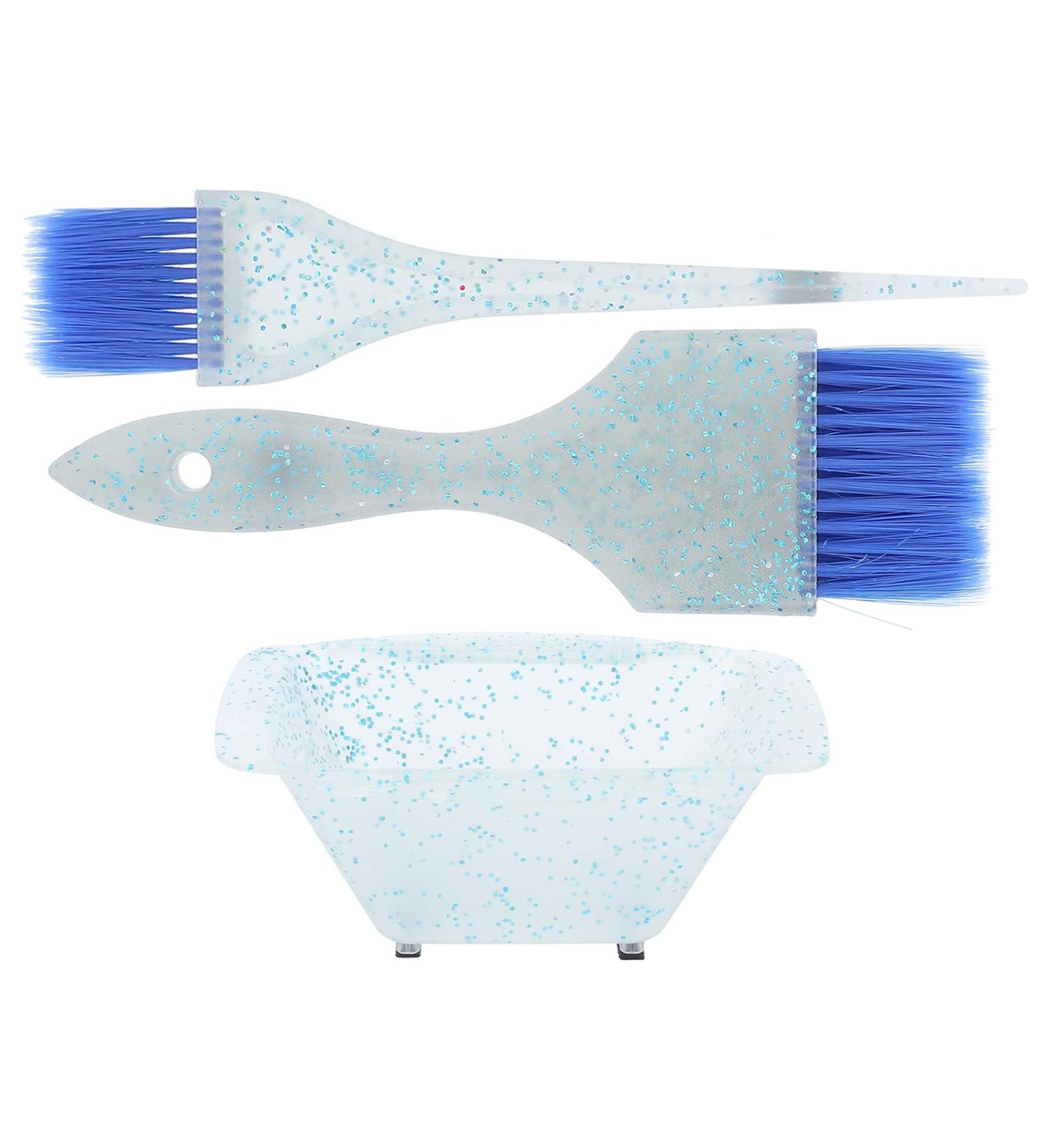 Hair Dye Kit Non Slip Handle Compact Portable Hair Dye Brush Bowl for Hairdressing for Home for Hair Salon - Buy Online on GoSupps.com
