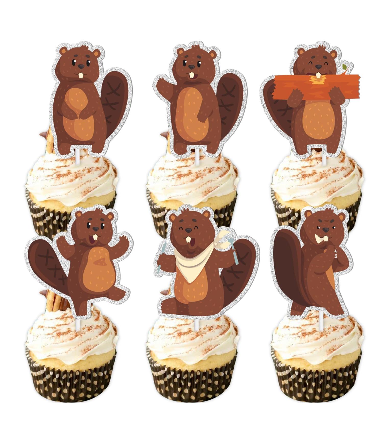 S-Cp-0060 Ice Cream Fruit Dessert Cupcake Topper Colorful Glitter Happy Birthday Sensory Pop Game Theme Decor Supplies Baby Shower Boys Girls Birthday Party Decorations - Buy Online on GoSupps.com