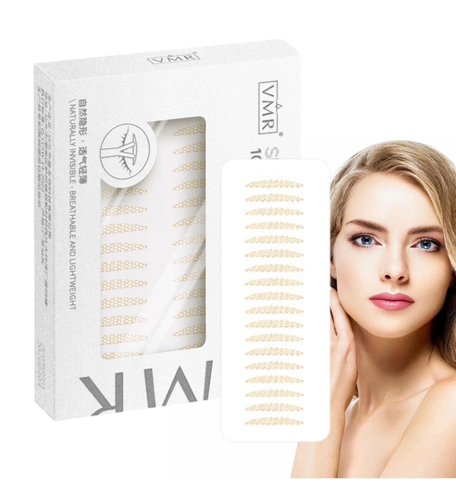 Double Eyelid Sticker | Waterproof Double Eyelid Invisible Lace Strips | Instant Eyelid Lifter Tape for Droopy Lids Uneven Eyelids Unisex Simulation Eye Patch Frifer Double Eyelid Sticker S - Buy Online on GoSupps.com