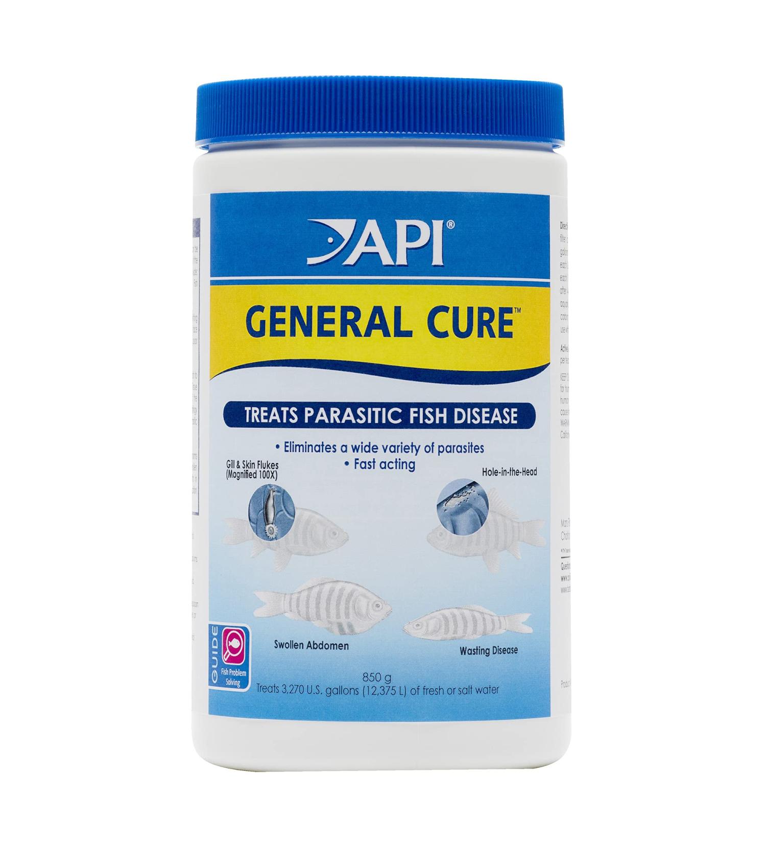 API General Cure 30-Ounce Bulk Box Fish Medication - For Freshwater and Saltwater Fish - Buy Online on GoSupps.com