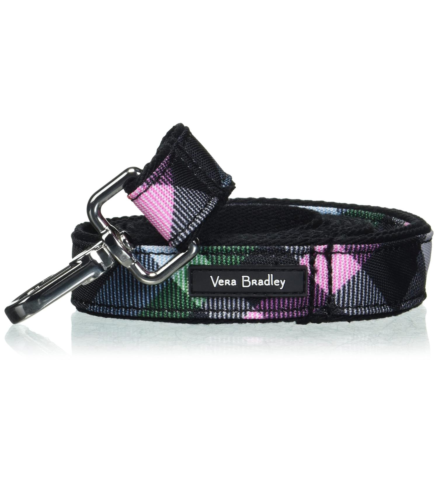 Vera Bradley Recycled Lighten Up Pet Leash in Medium Ribbons Plaid - Water-Repellent - Buy Online on GoSupps.com