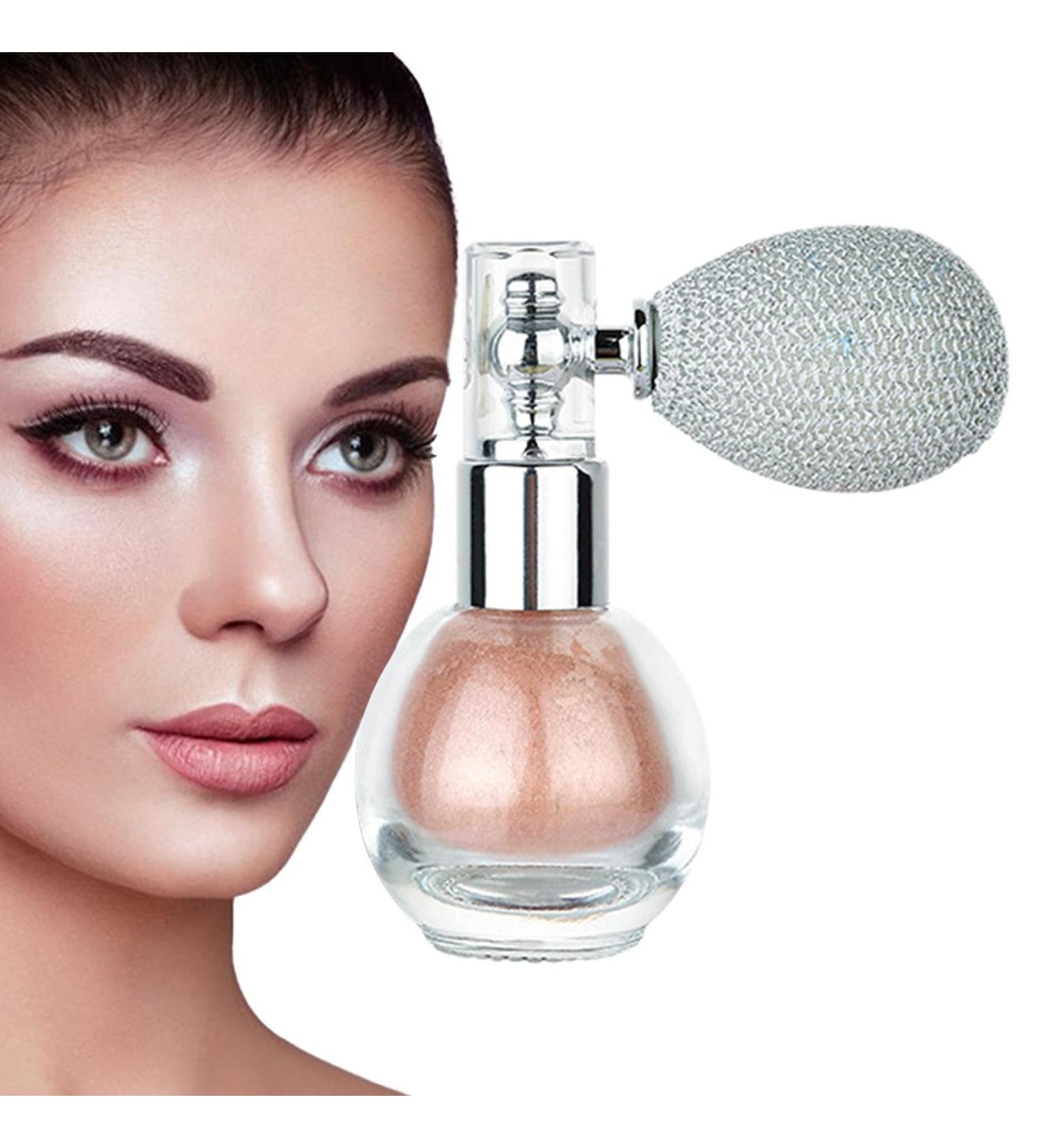 Highlighter Powder Spray High Gloss Spray Scented Glitter Powder Young Girls Beauty Products for Home Working Gathering Shopping Dating Traveling Passi 3# - Buy Online on GoSupps.com