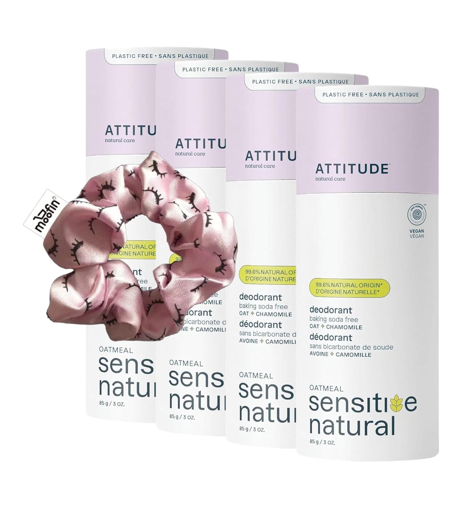 Buy Attitude Deodorant for Women - Aluminum Free Baking Soda Free Sensitive Skin Formula with Oatmeal & Chamomile - Effective All Day Protection - Buy Online on GoSupps.com