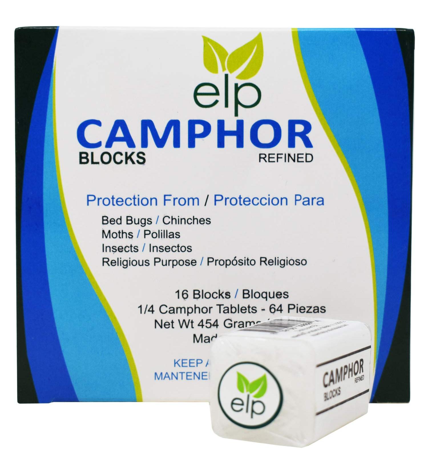 Refined Camphor Blocks - 16 Blocks (64 Tablets) | Pure and Natural - Buy Online on GoSupps.com