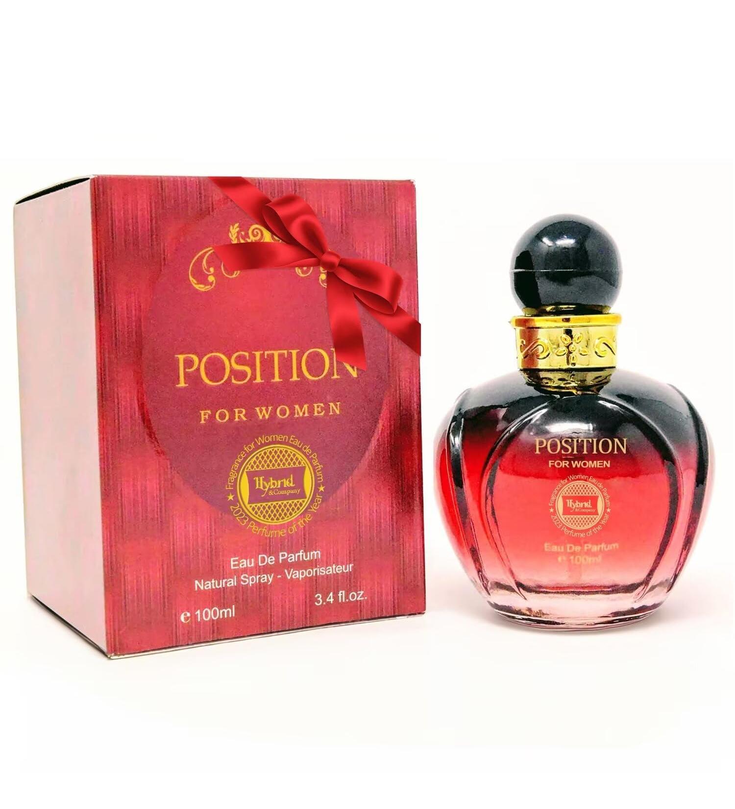 Hybrid & Company Position for Women Eau De Parfum Natural Spray Sensual Scent 3.4 Fl Oz Position 3.4 Fl Oz (Pack of 1) - Buy Online on GoSupps.com