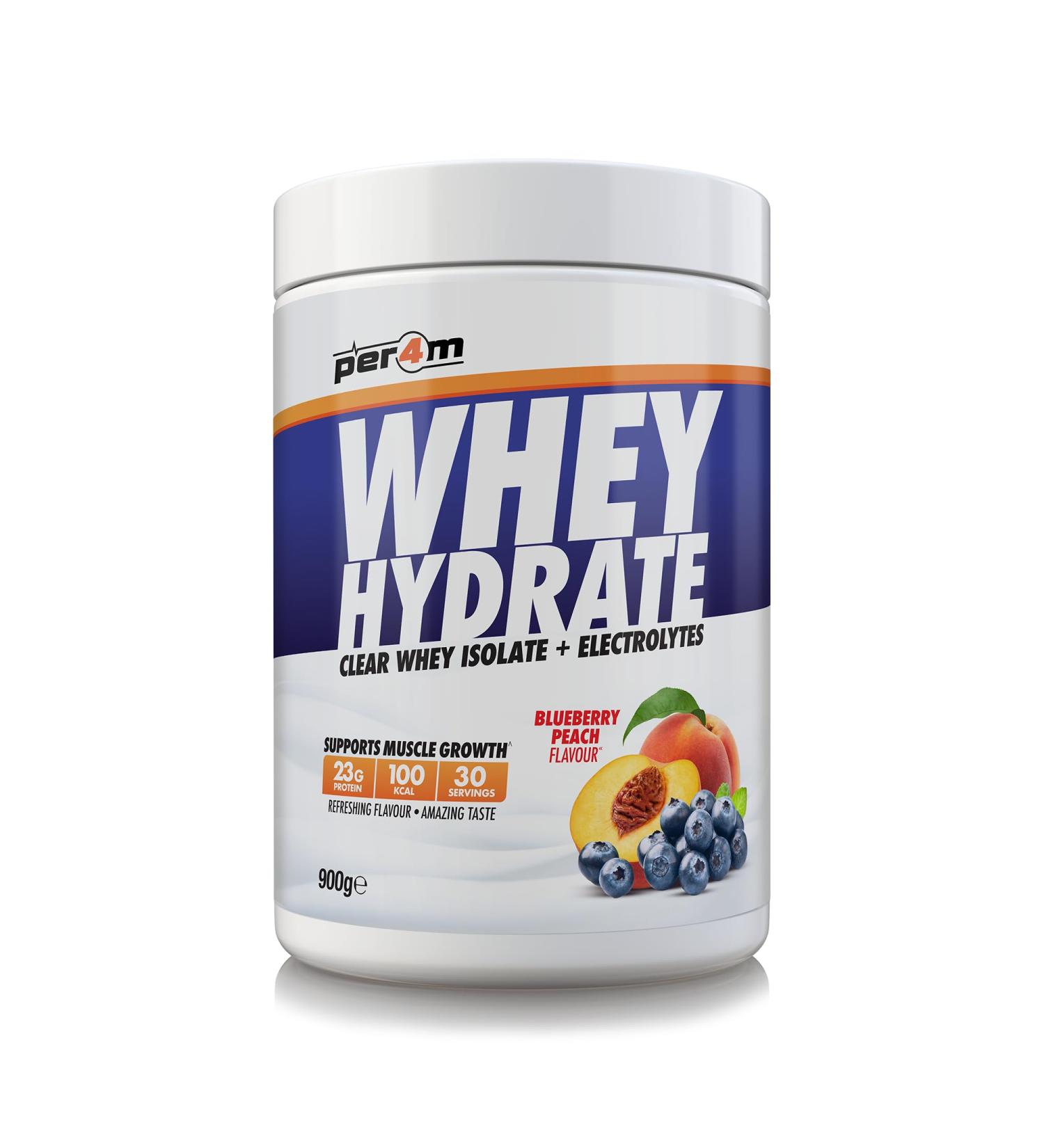 Per4m Whey Hydrate (900g) Myrtille P che - Prot ines - Prot ines claires - Buy Online on GoSupps.com