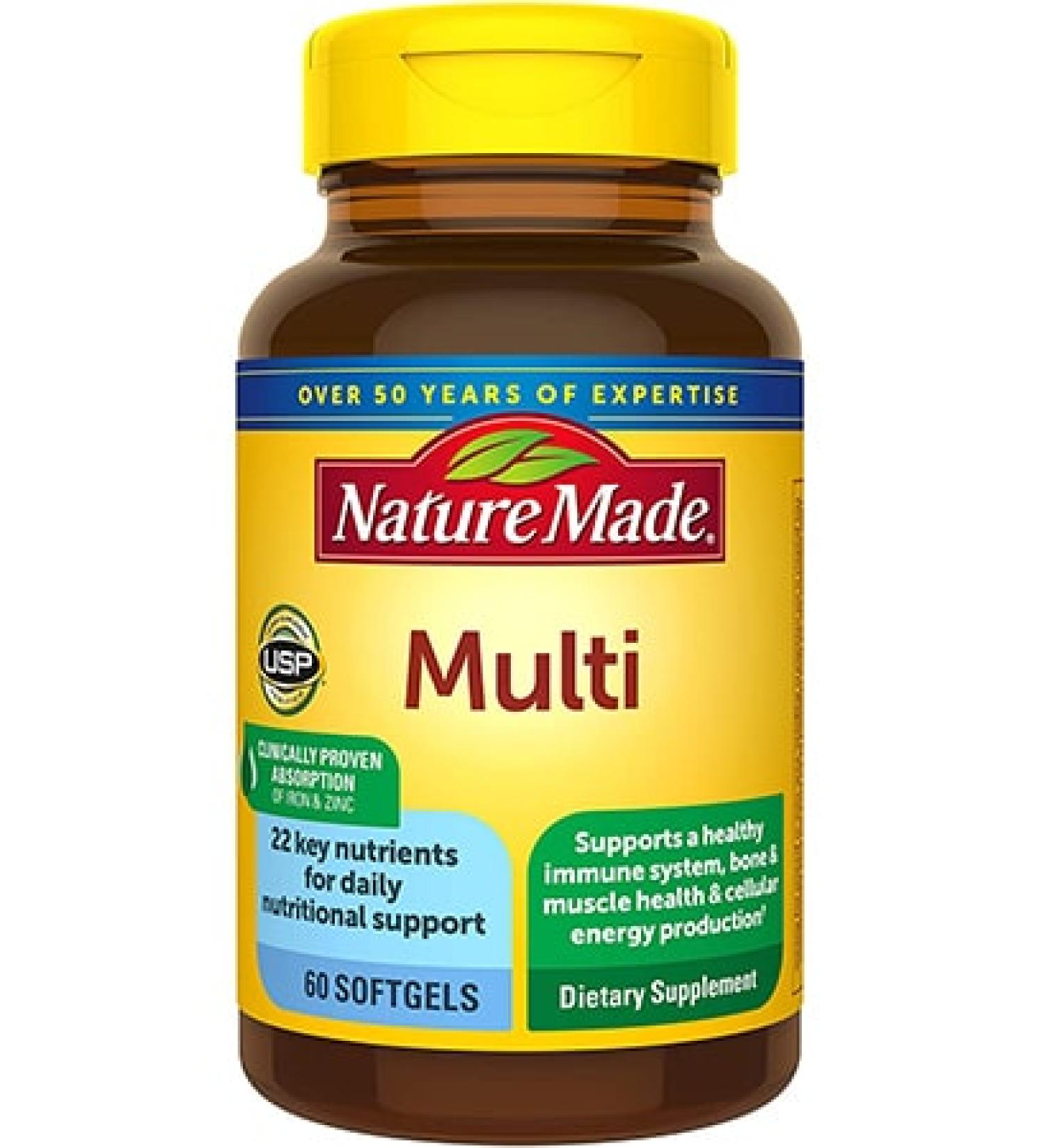 Nature Made Multi Complete 60 Softgels