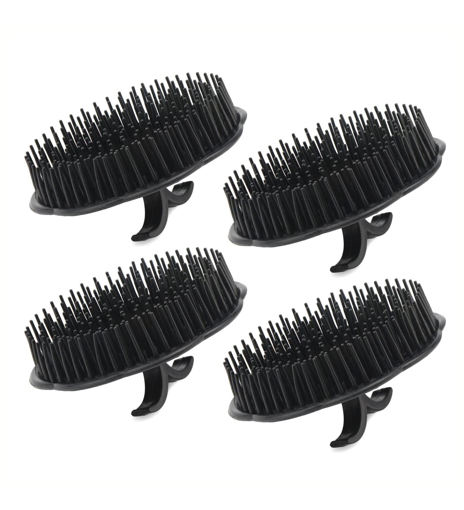 Segbeauty 4pcs Scalp Massager Shampoo Brush Shower Comb for Hair Growth Beard Brush Br - Buy Online on GoSupps.com