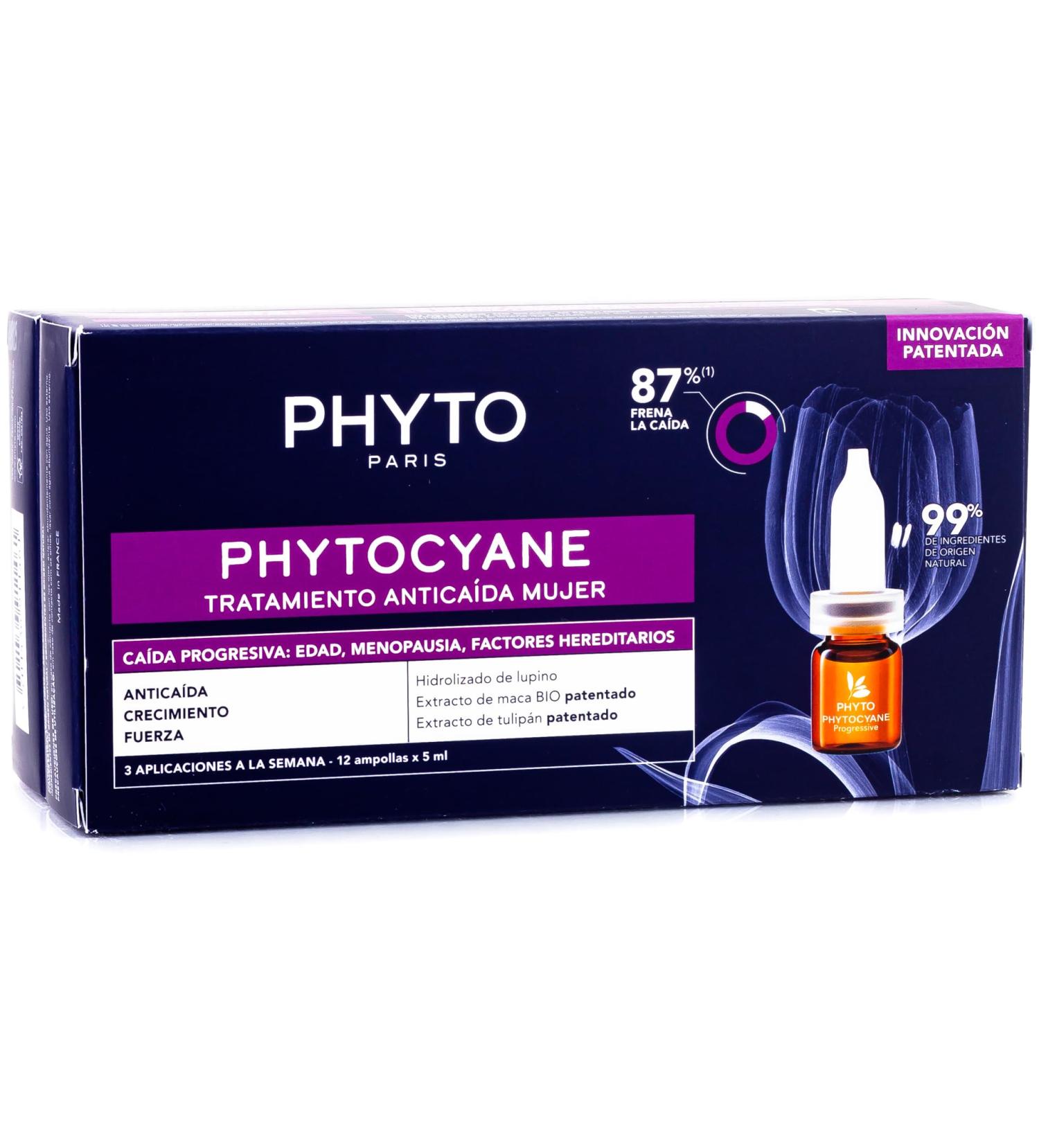 PHYTO Cyane Traitement anti-chute pour femme 12 x 5 ml - Buy Online on GoSupps.com