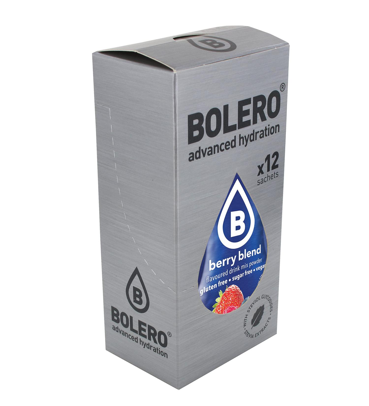 Bolero Drinks Berry Blend - Sugar-Free Beverage Powder (12x3g) | Stevia Sweetened | Vitamin C | Diabetic Friendly & Refreshing Berry Flavor - Buy Online on GoSupps.com
