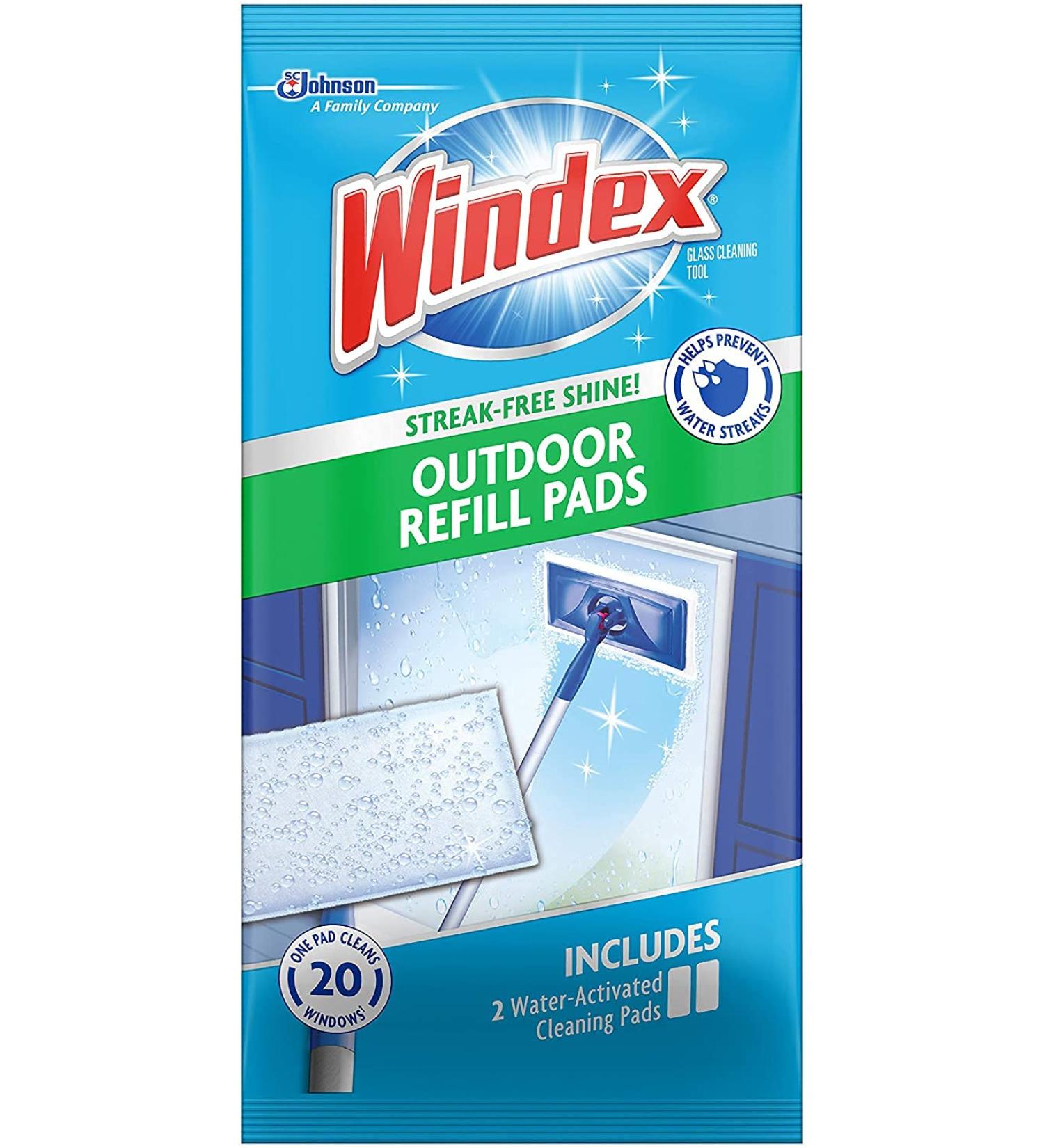 Windex 70118 Outdoor Refill Pads - 2 Count | Fast & Easy Cleaning Solution - Buy Online on GoSupps.com