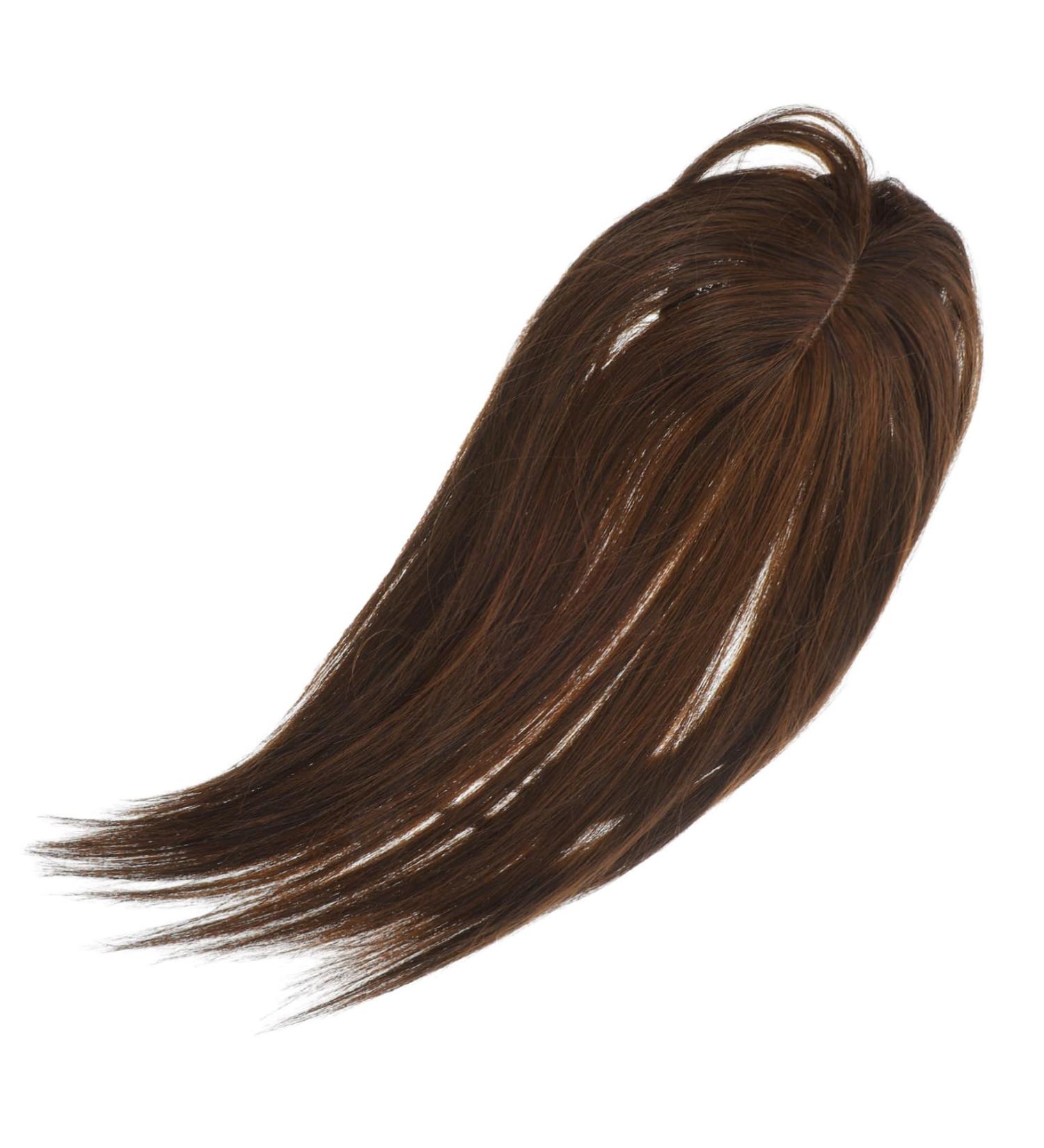 minkissy Invisible Wig Wigs Hair Extensions for Thin Hair Human Hair Toppers for Women Hairpiece Topper Hair Extensions for Short Hair Miss No Trace Chemical Fiber 35.00X14.00X13.00CM Light Brown - Buy Online on GoSupps.com