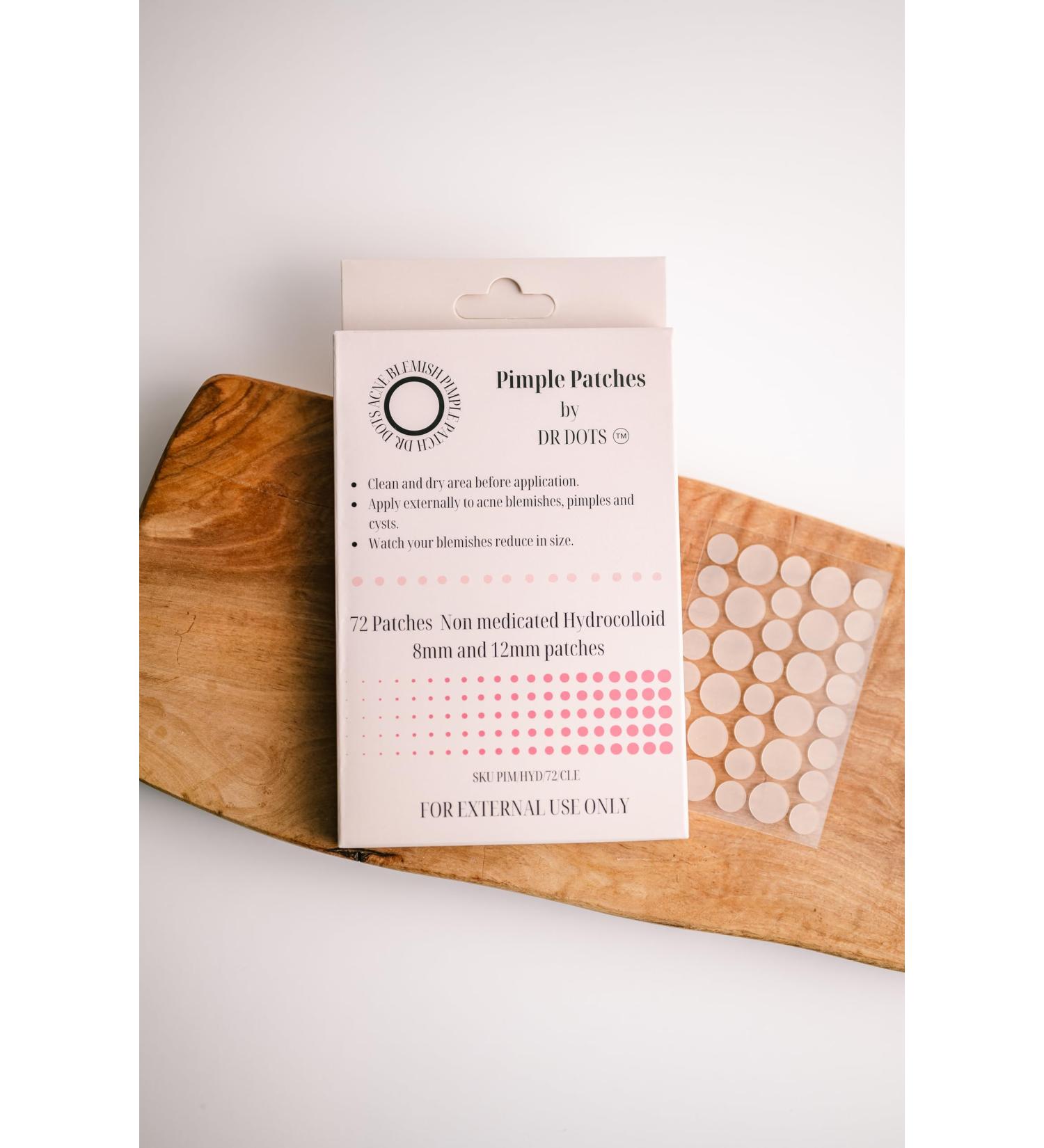 Acne Blemish & Pimple Patches - 72 Effective 8mm & 12mm Spot Treatments for Clear Skin | International Shipping Available - Buy Online on GoSupps.com