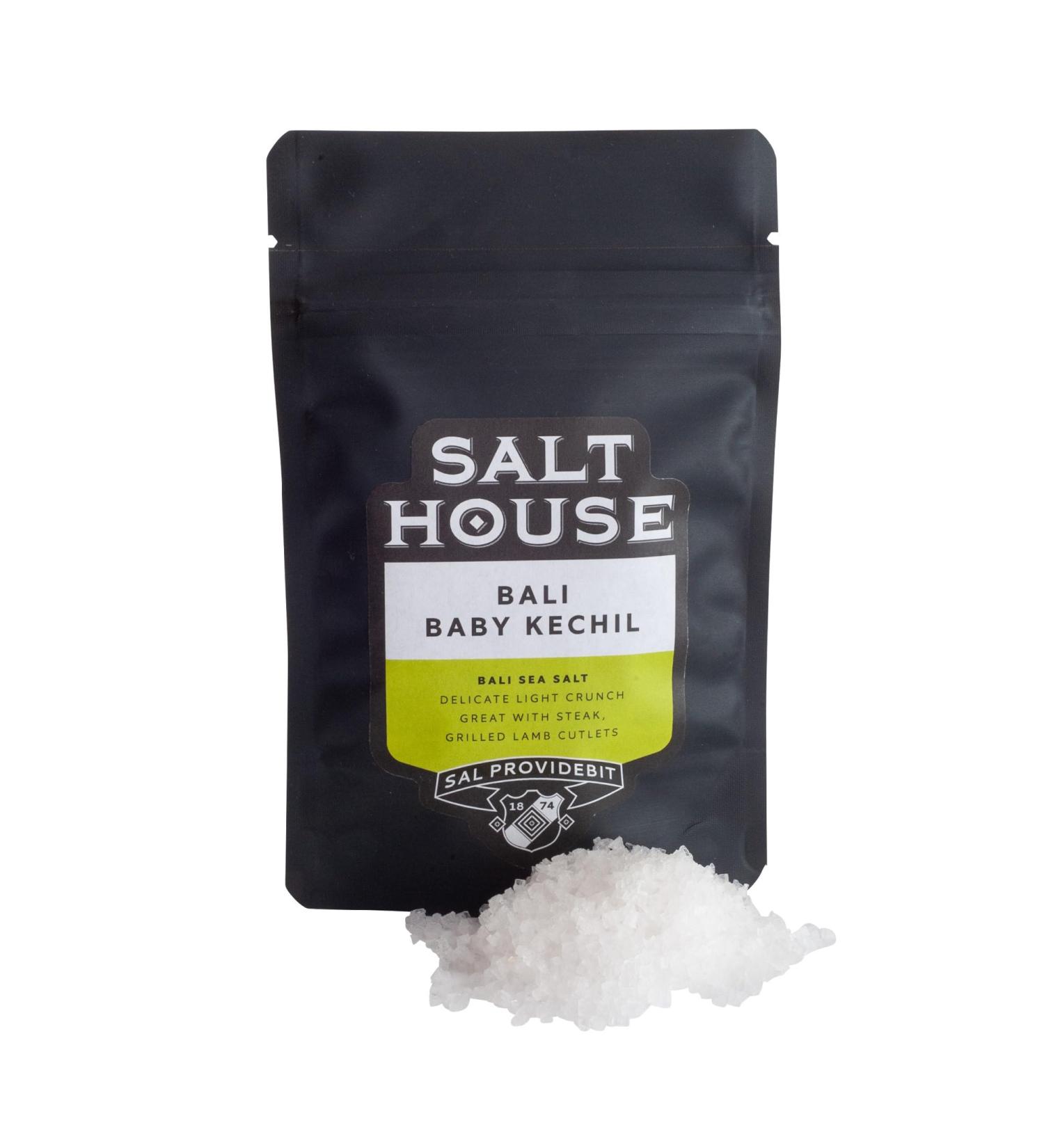 Indonesian Bali Baby Kechil Gourmet Sea Salt Seasoning Resealable Pouch 60g - Buy Online on GoSupps.com