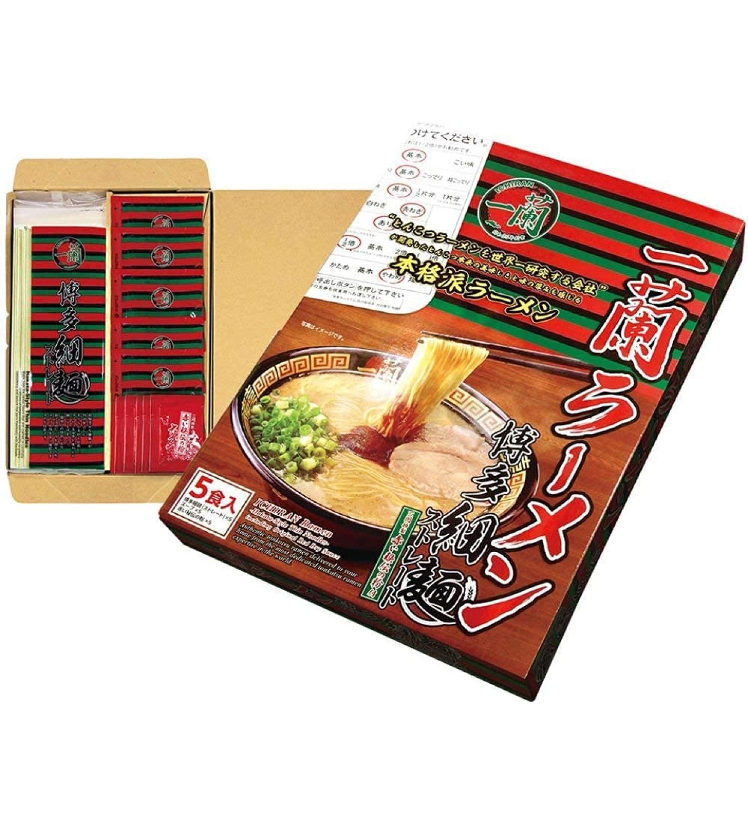 LIMITED EDITION - Japanese populer Ramen "ICHIRAN" instant noodles tonkotsu 5 meals(Japan Import)