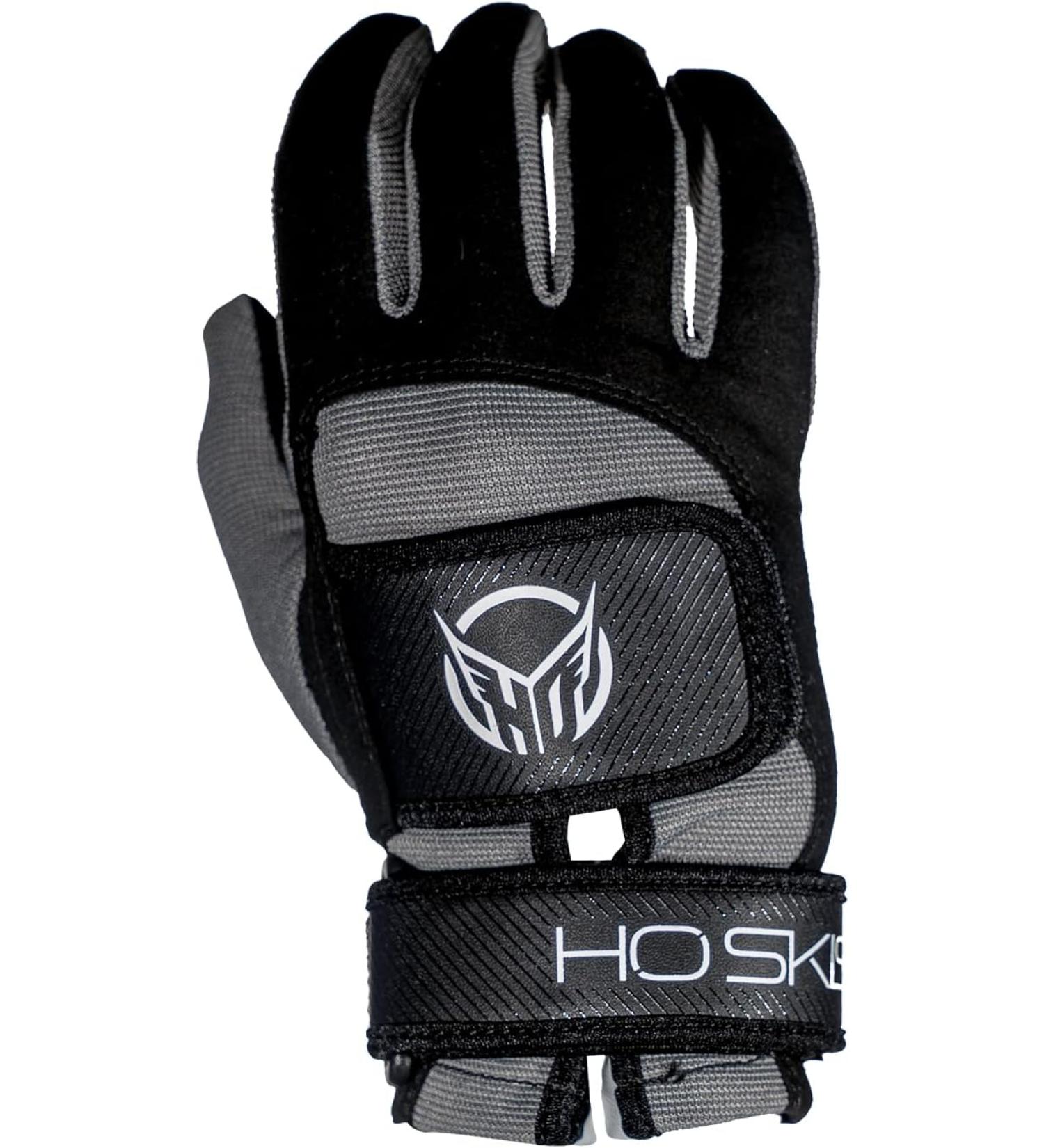 HO Sports Unisex Pro Grip Waterski Gloves - Black and Grey - X-Small - Buy Online on GoSupps.com