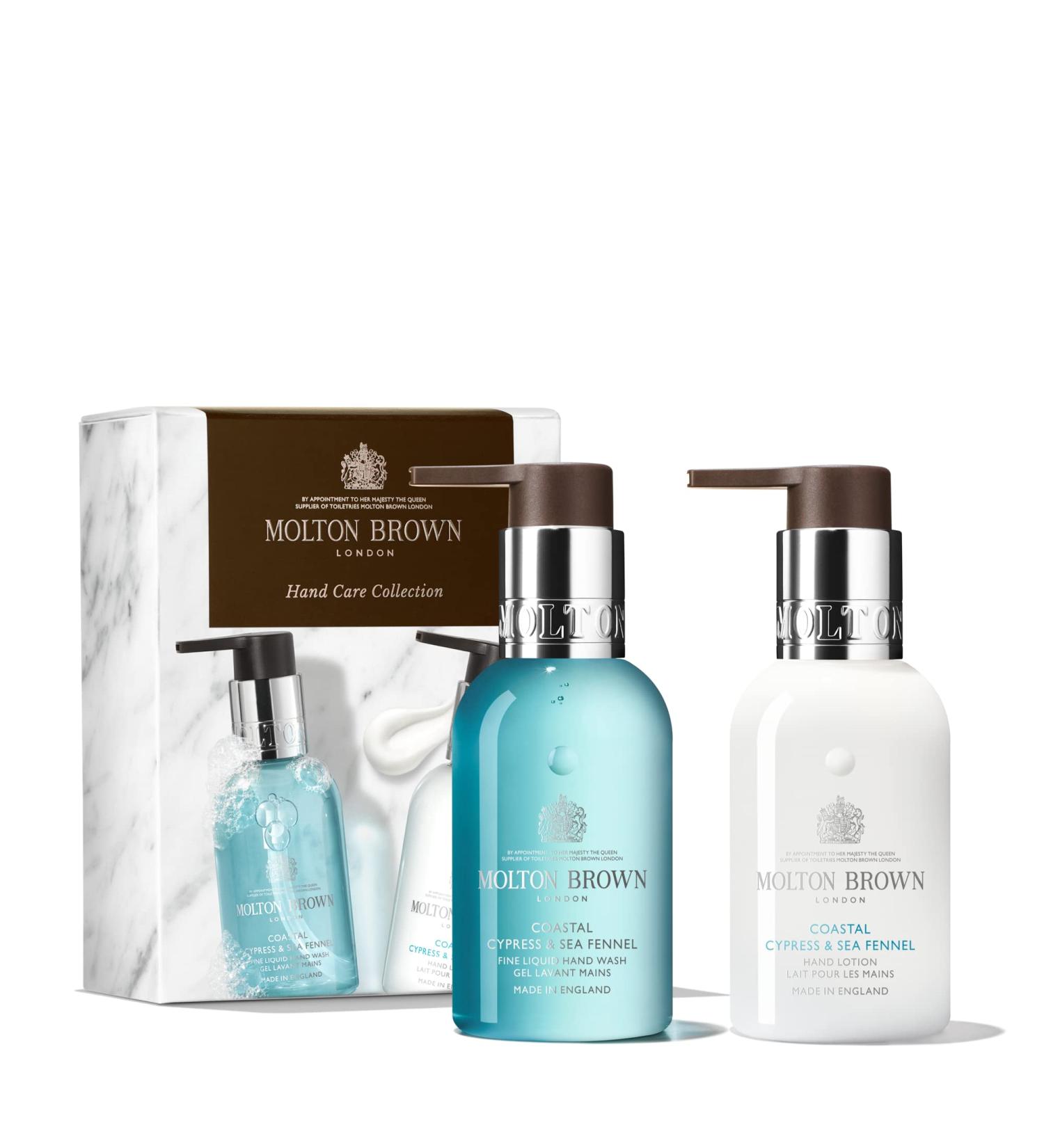 Molton Brown Coastal Cypress & Sea Fennel Hand Care Set - Refreshing & Nourishing - Buy Online on GoSupps.com