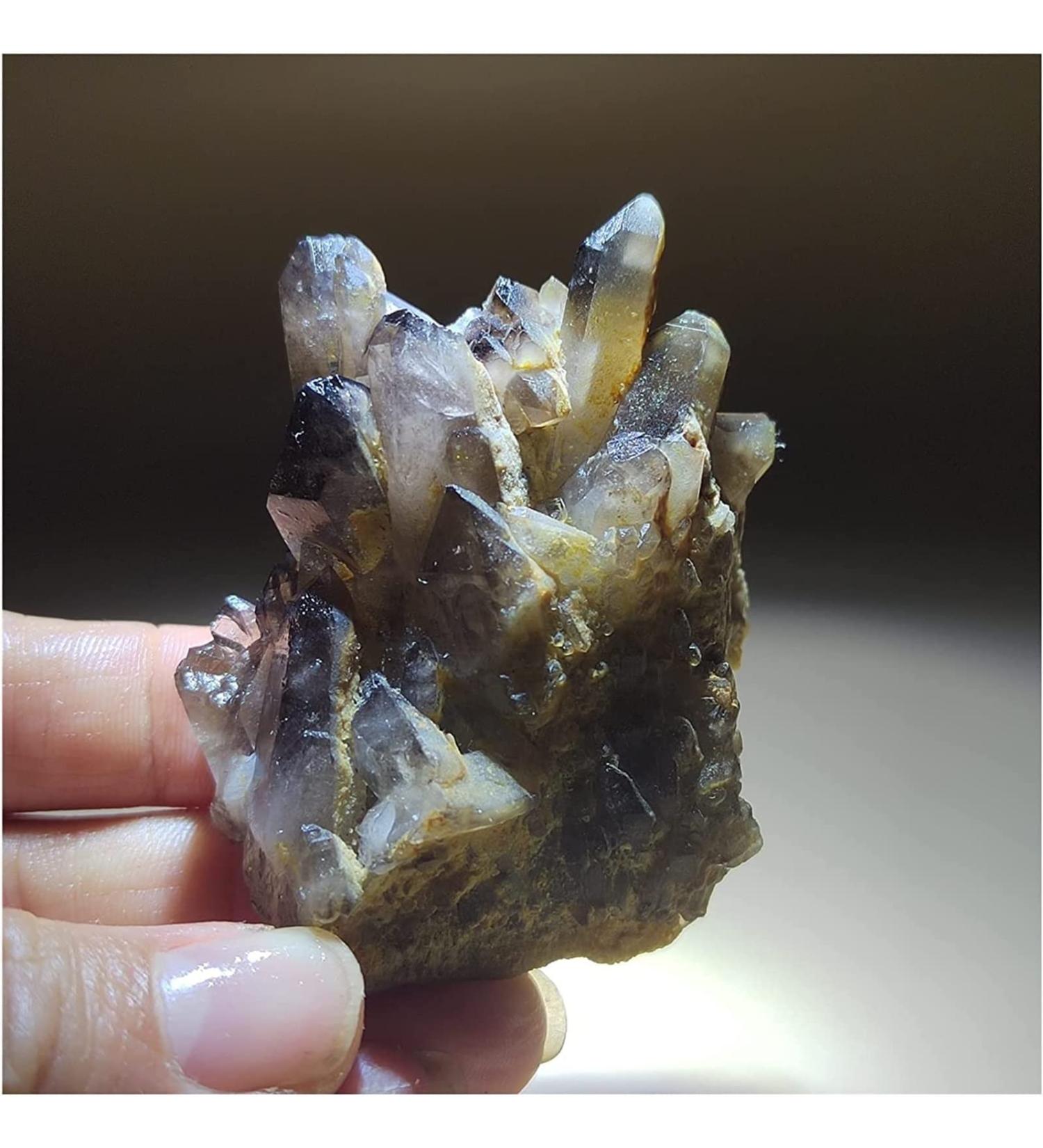 Natural Crystal Rough Minerals s 81.7 Gnatural Tee Topaz Gross Smoky Obelisk Aura Round Vein Home decoring1pc s Decoration - Buy Online on GoSupps.com