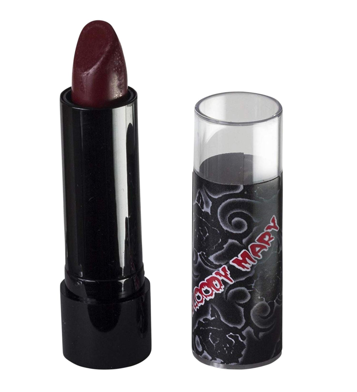Professional Hollywood Bloody Mary Lipstick - Long Lasting Gothic Style for Halloween - Rich Blood Red Pigment - Buy Online on GoSupps.com