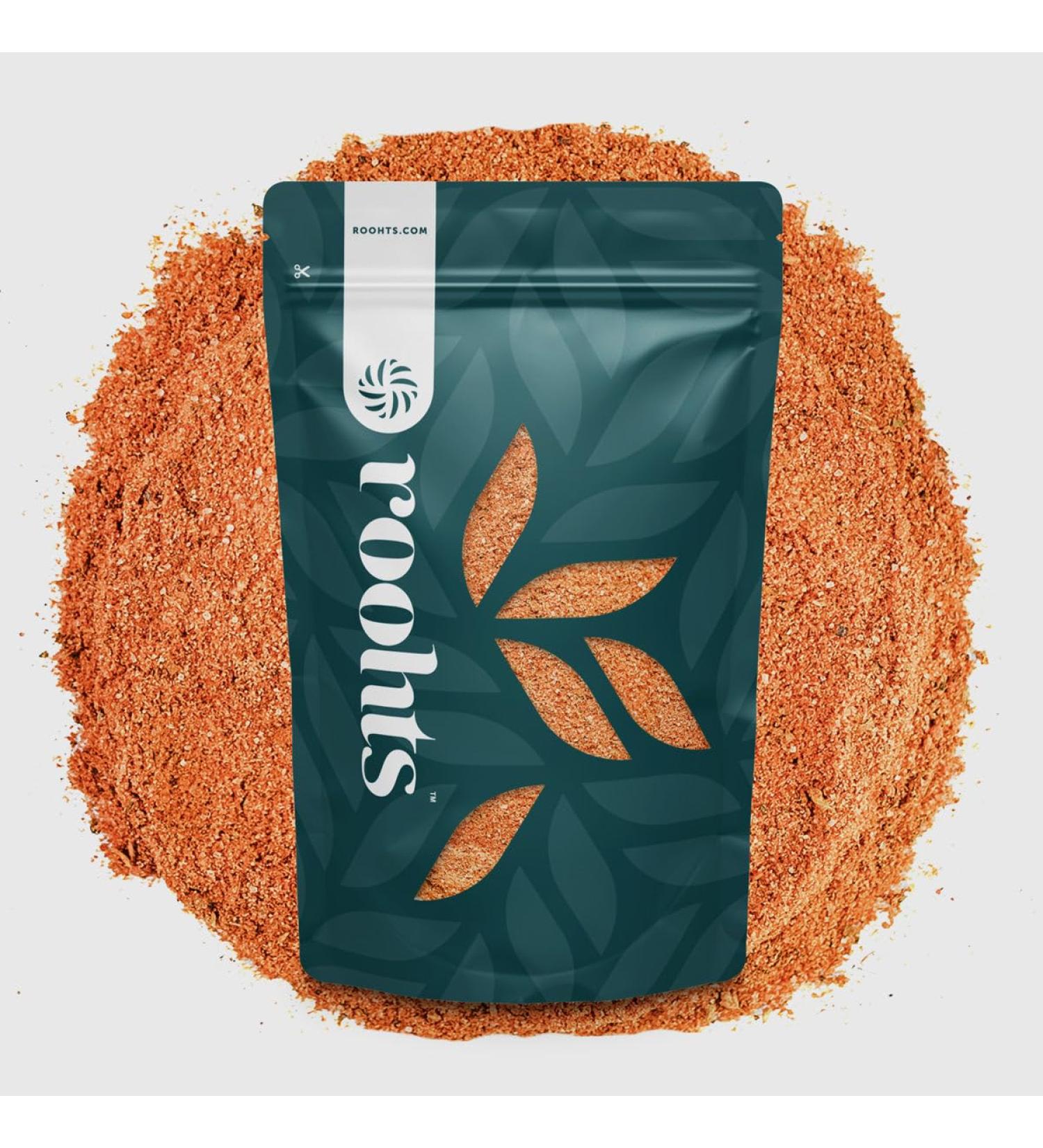 Roohts Fajita Seasoning 150g | Premium Rub | Marinade | Meal Prep | Grill | Air Fryer | BBQ | Seasoning | Flavour | Spice | Tacos | Enchiladas | Chicken| Quality | 100% Natural | Mexican - Buy Online on GoSupps.com