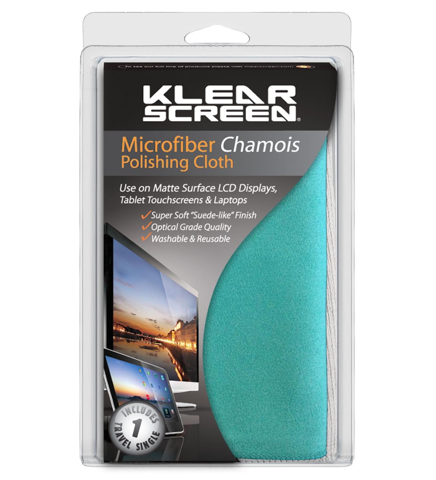Klear Screen Chamois Style Microfiber Cleaning Cloth (KS-MCK)