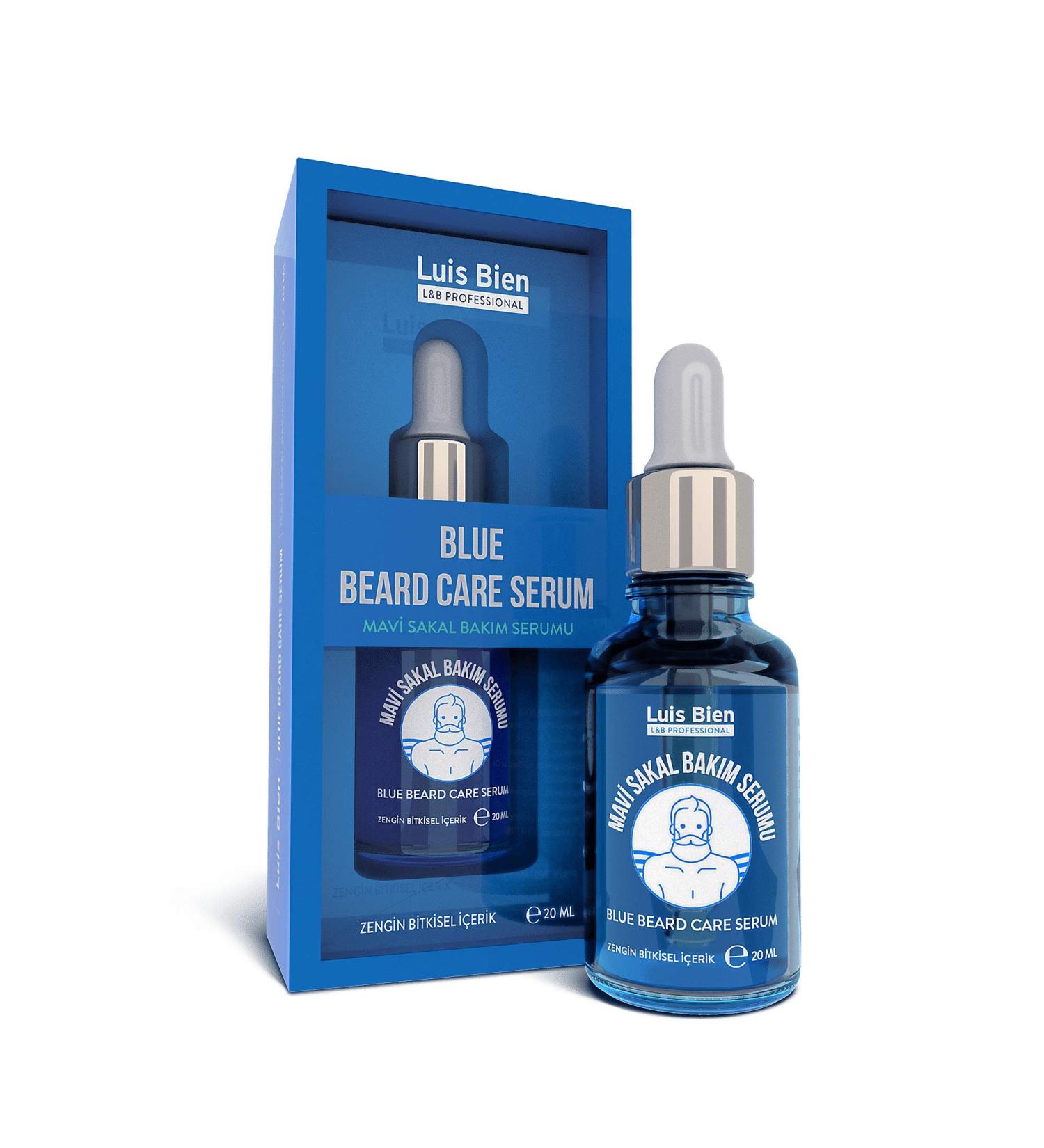 Luis Bien Blue Beard Serum | Best Beard Care Oil for Growth | Mavi Su Beard Oil - Buy Online on GoSupps.com