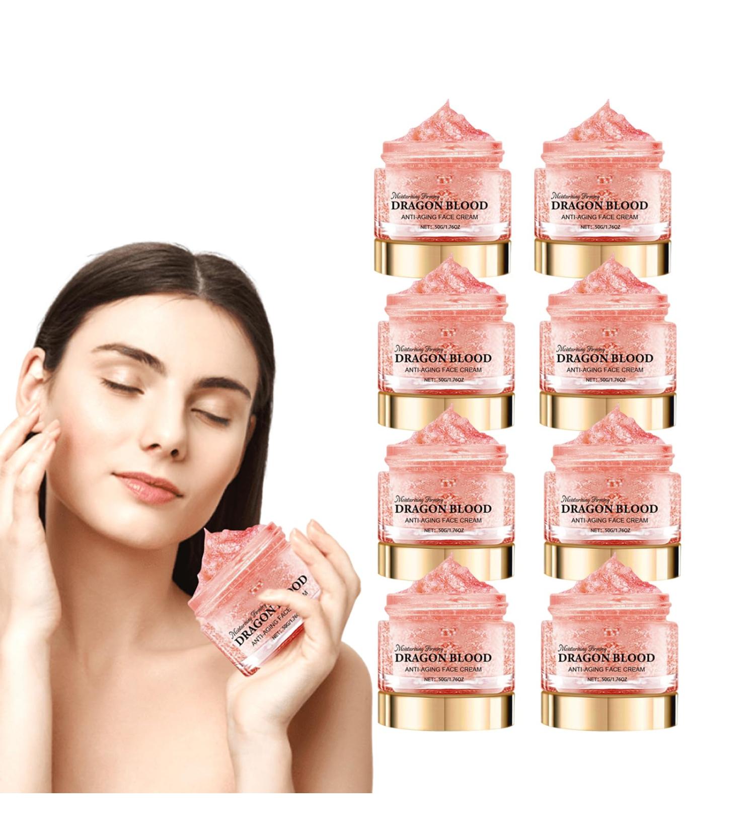 VKaoess Rejuvenating Dragons Blood Cream AntiAging Cream for Firming and Wrinkle Reduction Moisturizing Face Cream for a Brighter Tone and Smoother Skin 50g 8 Boxes - Buy Online on GoSupps.com