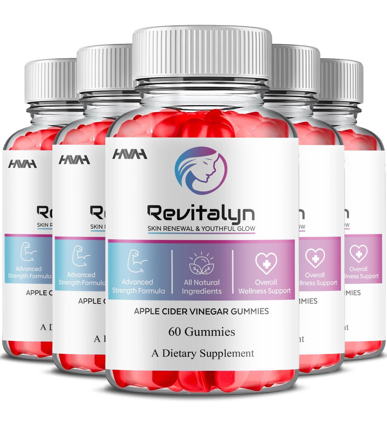 (5 Pack) Revitalyn Keto ACV Gummies Revitalyn Apple Cider Vinegar & Overall Health and Wellness Multivitamin Support Supplement Revitalyn Advanced Keto Support Formula Gummy Supplement (300 Gummies) - Buy Online on GoSupps.com