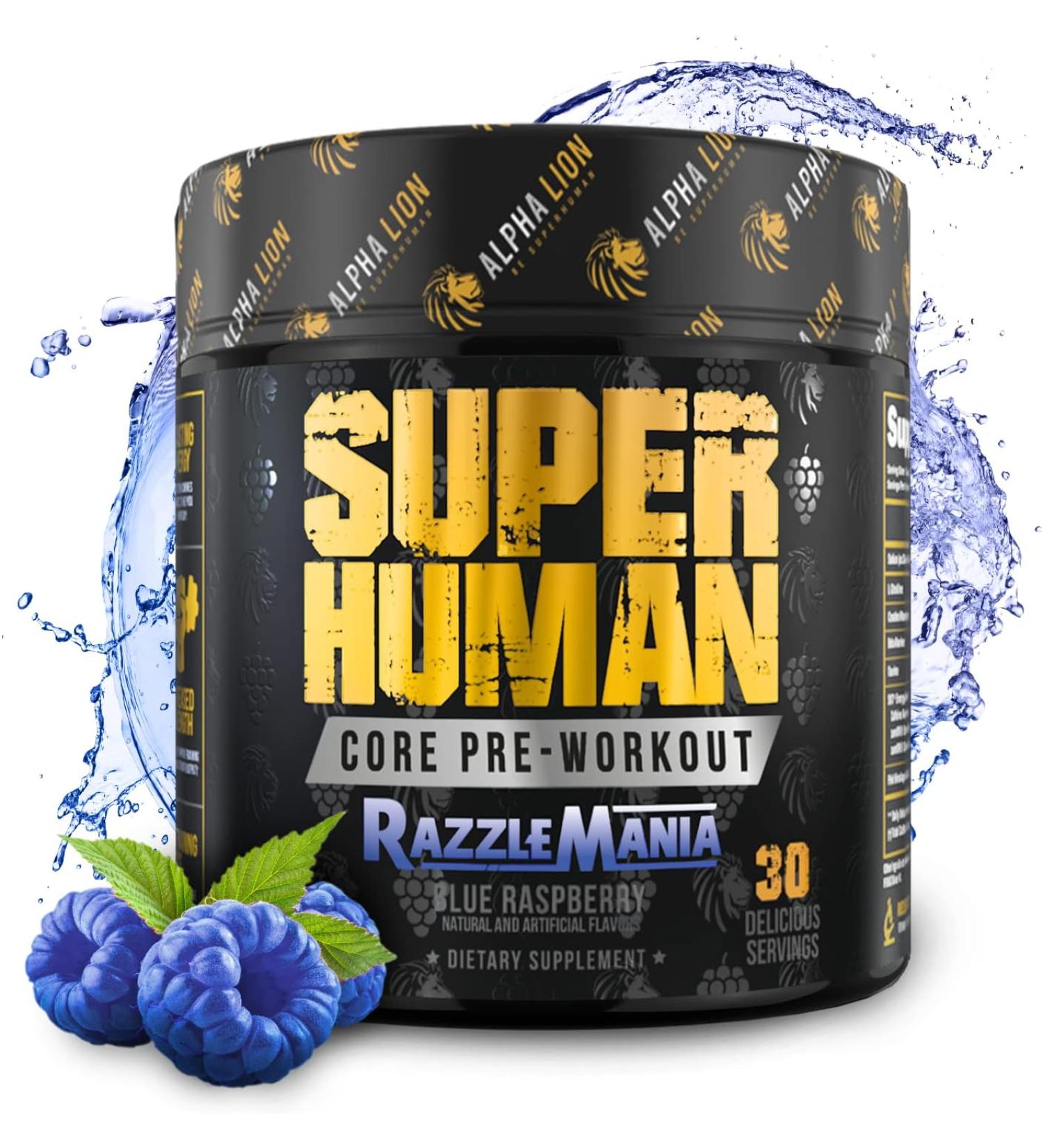 ALPHA LION Core Pre Workout - Razzlemania - 30 Serving - Buy Online on GoSupps.com