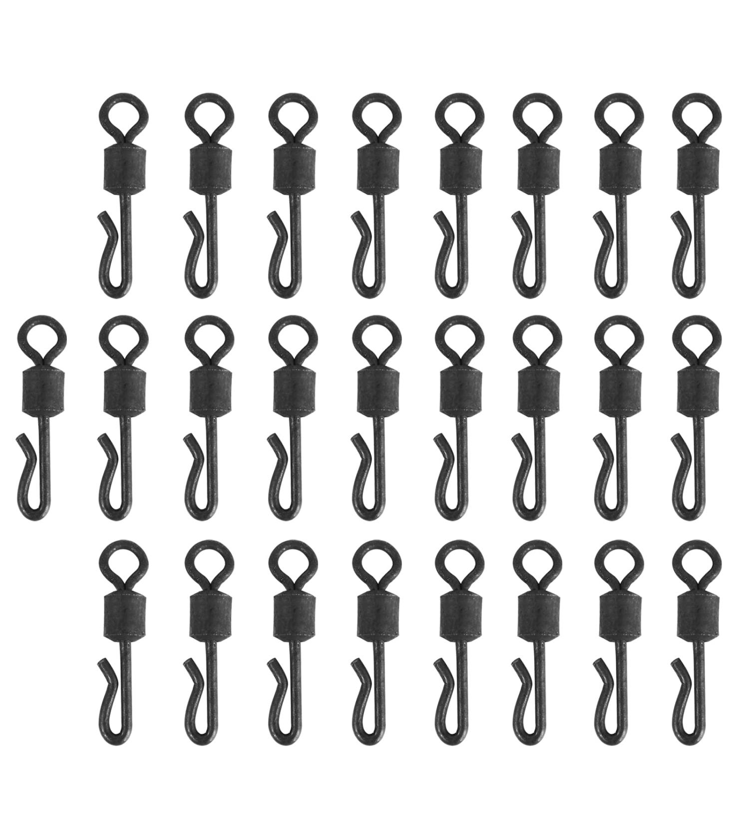 25 Fishing Vertebrae Clips - Q-Shaped Quick Change Plugs for Carp Fishing | International Shipping Available - Buy Online on GoSupps.com