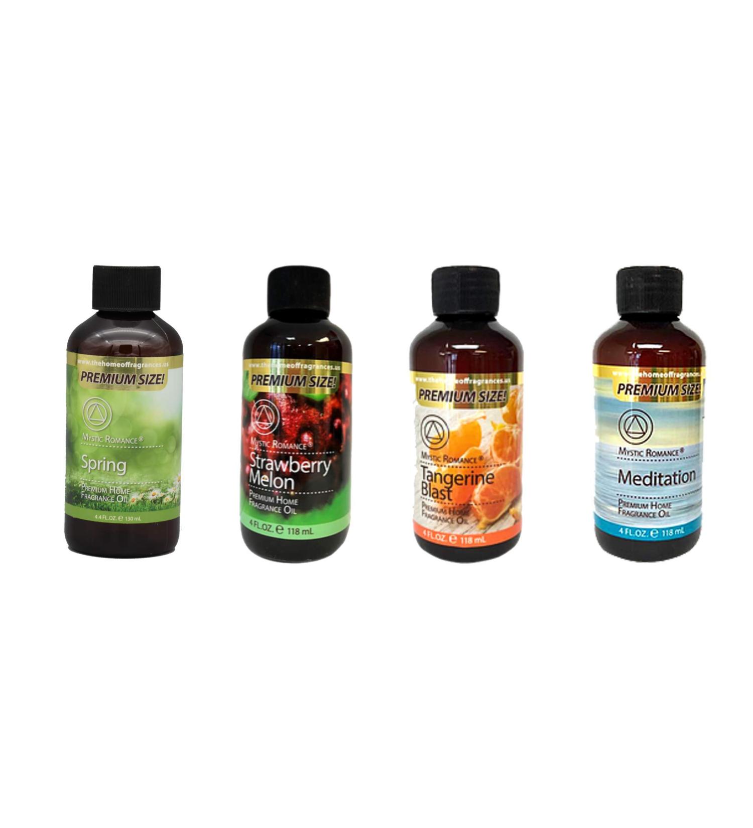 Fragrance oil per 4 Bottles of 4oz