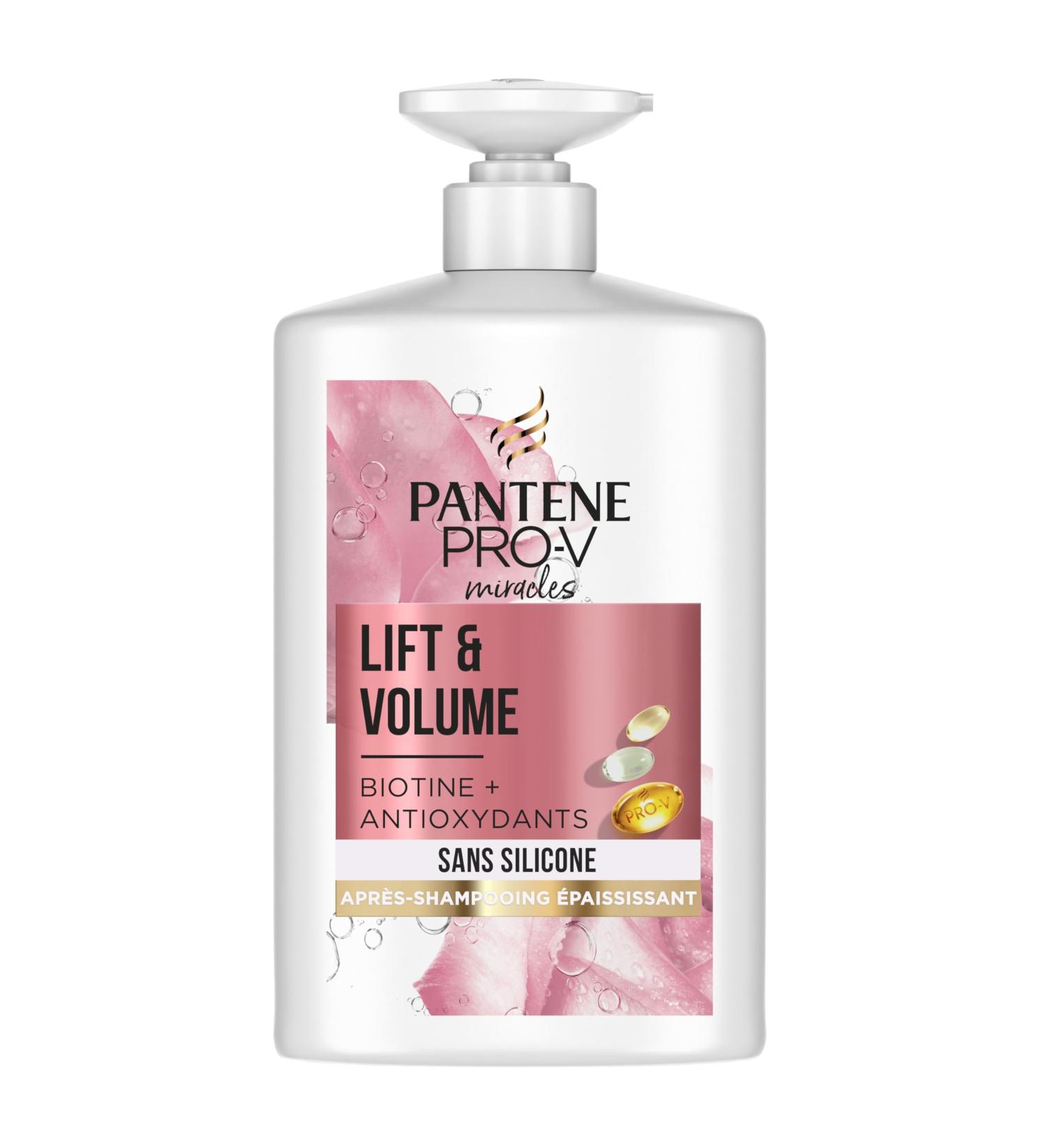 Pantene Apr s-shampoing paississant Biotine Et Eau De Rose Lift & Volume XL Avec Pompe 1000 ml Lift & Volume Apr s-shampoing nouvelle formule - Buy Online on GoSupps.com