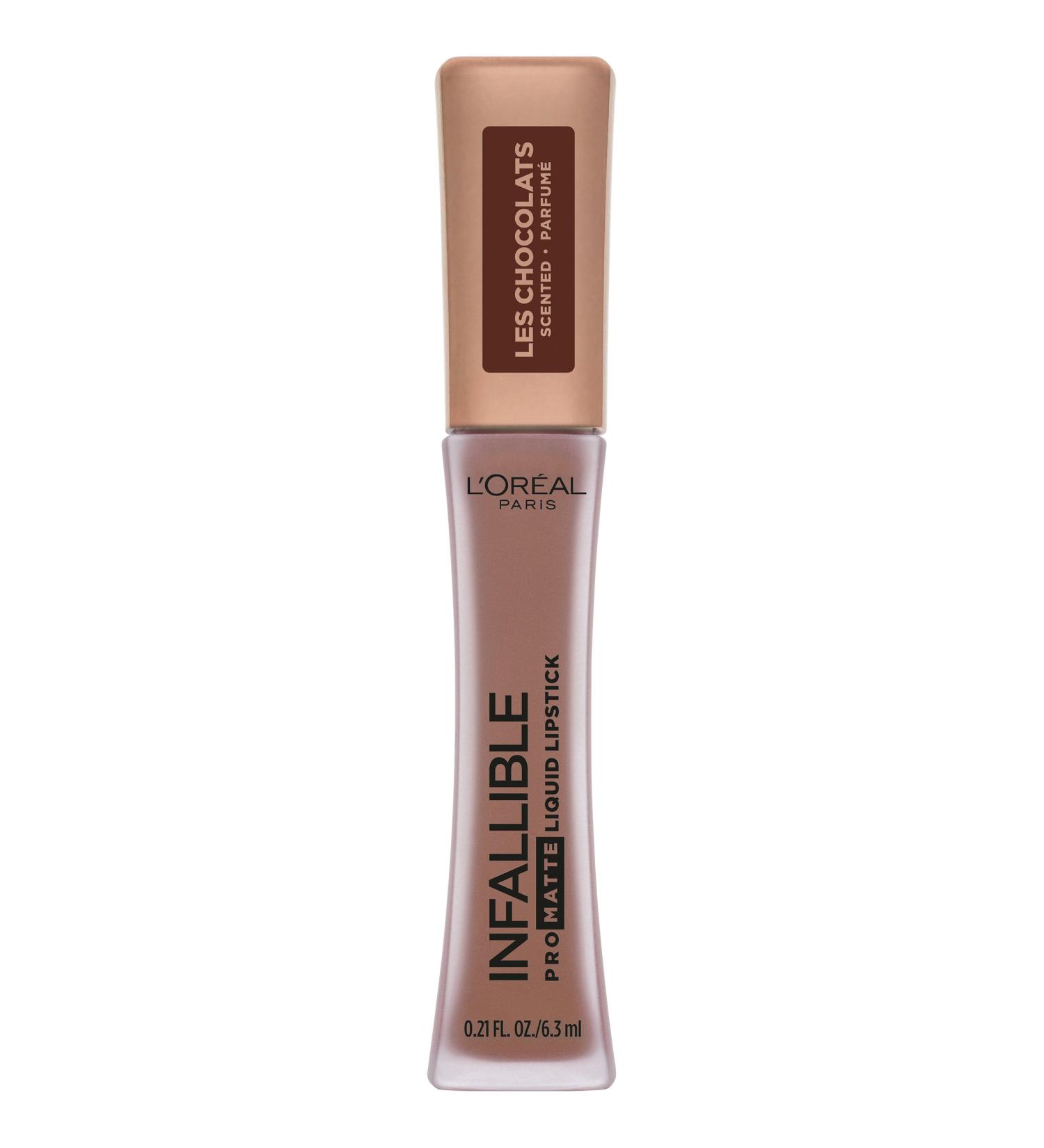L'Oreal Infallible Pro-Matte Liquid Lipstick Les Chocolats 854 Bittersweet - Long-lasting Matte Finish - Buy Online on GoSupps.com