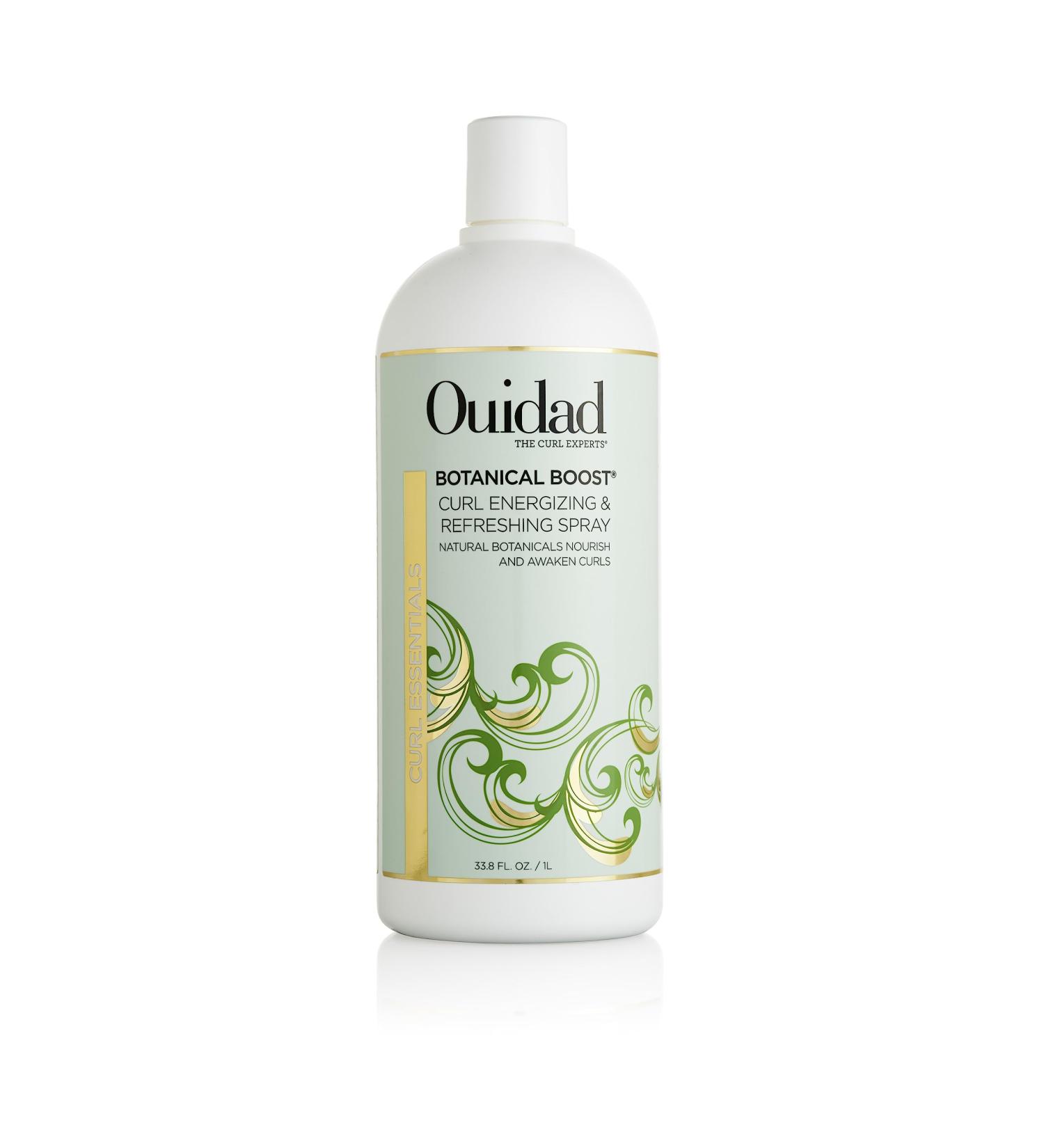 Ouidad Botanical Boost Curl Energizing & Refreshing Hair Spray Curl Spray for Lasting Definition No-Residue Hair Spray for Curly Hair Adds Weightless Moisture All Curl Types 33.8 Fl Oz (Pack of 1)