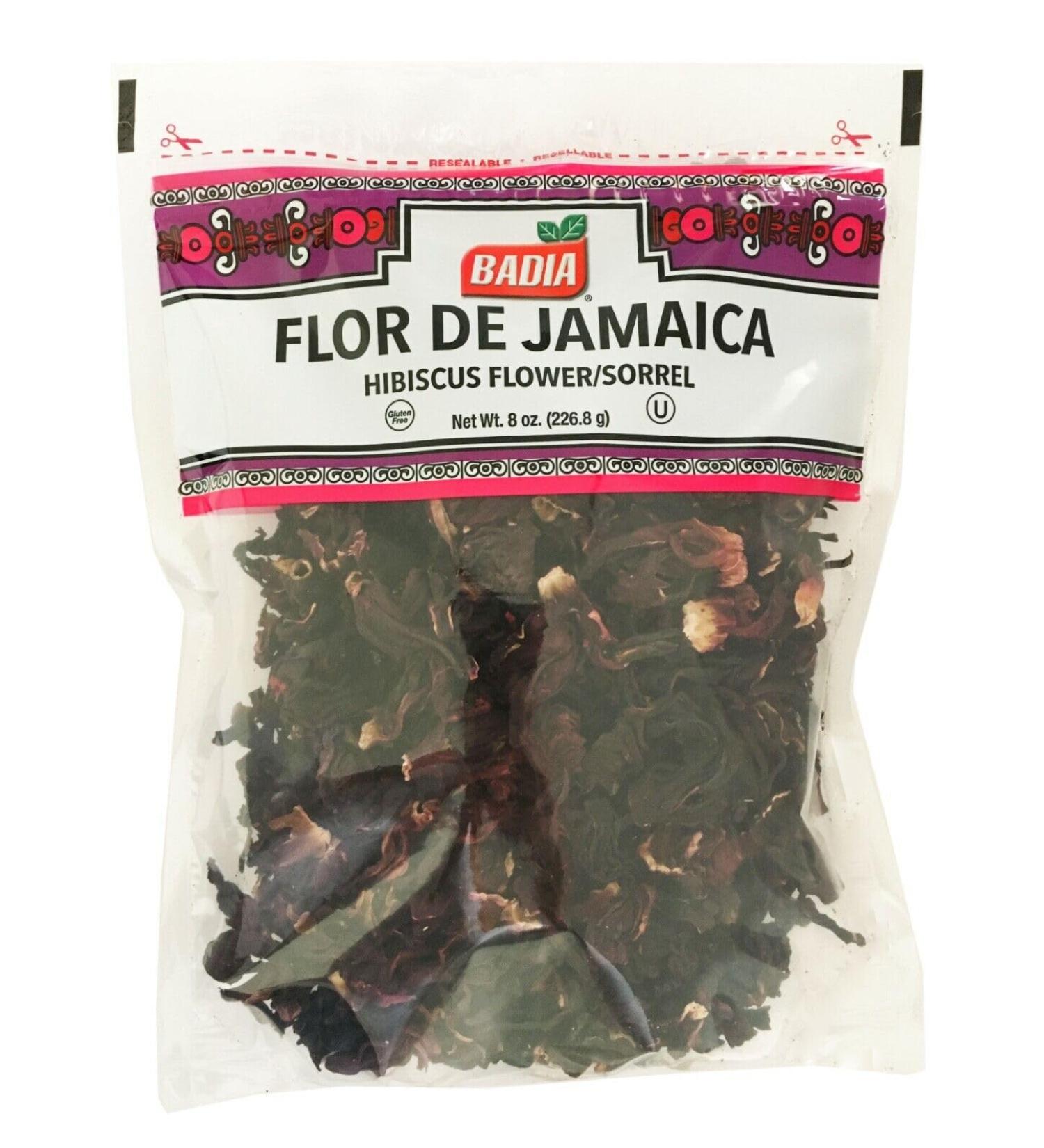 Badia Flor De Jamaica/Dry Sorrel/Hibiscus Flower - 226.8g (8 oz) - Buy Online on GoSupps.com